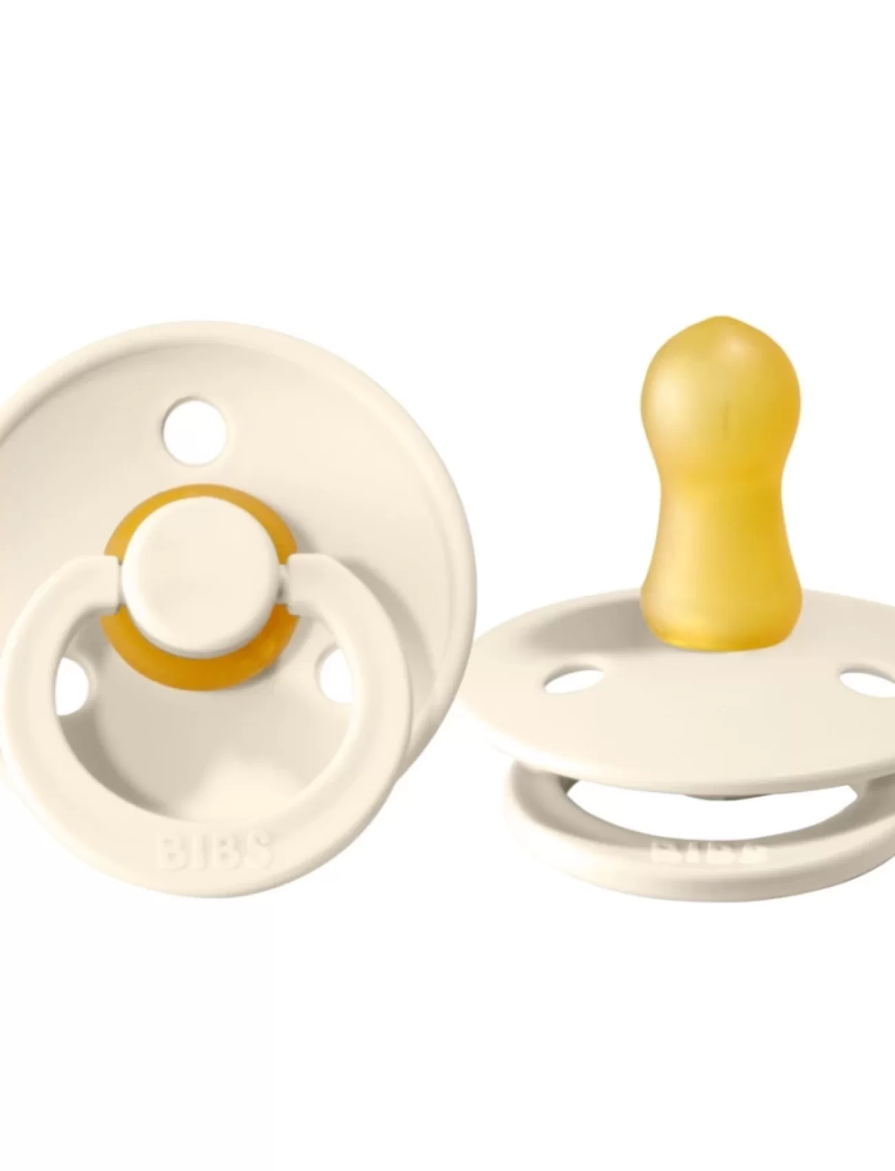 Bibs Colour Kauçuk Emzik 6-18 Ay Ivory