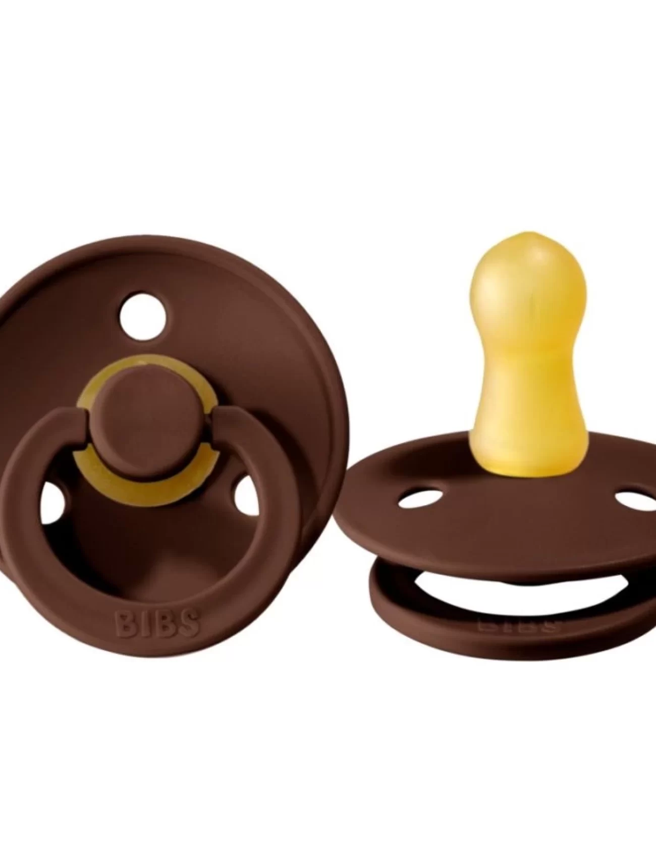 Bibs Colour Kauçuk Emzik 6-18 Ay Mocha