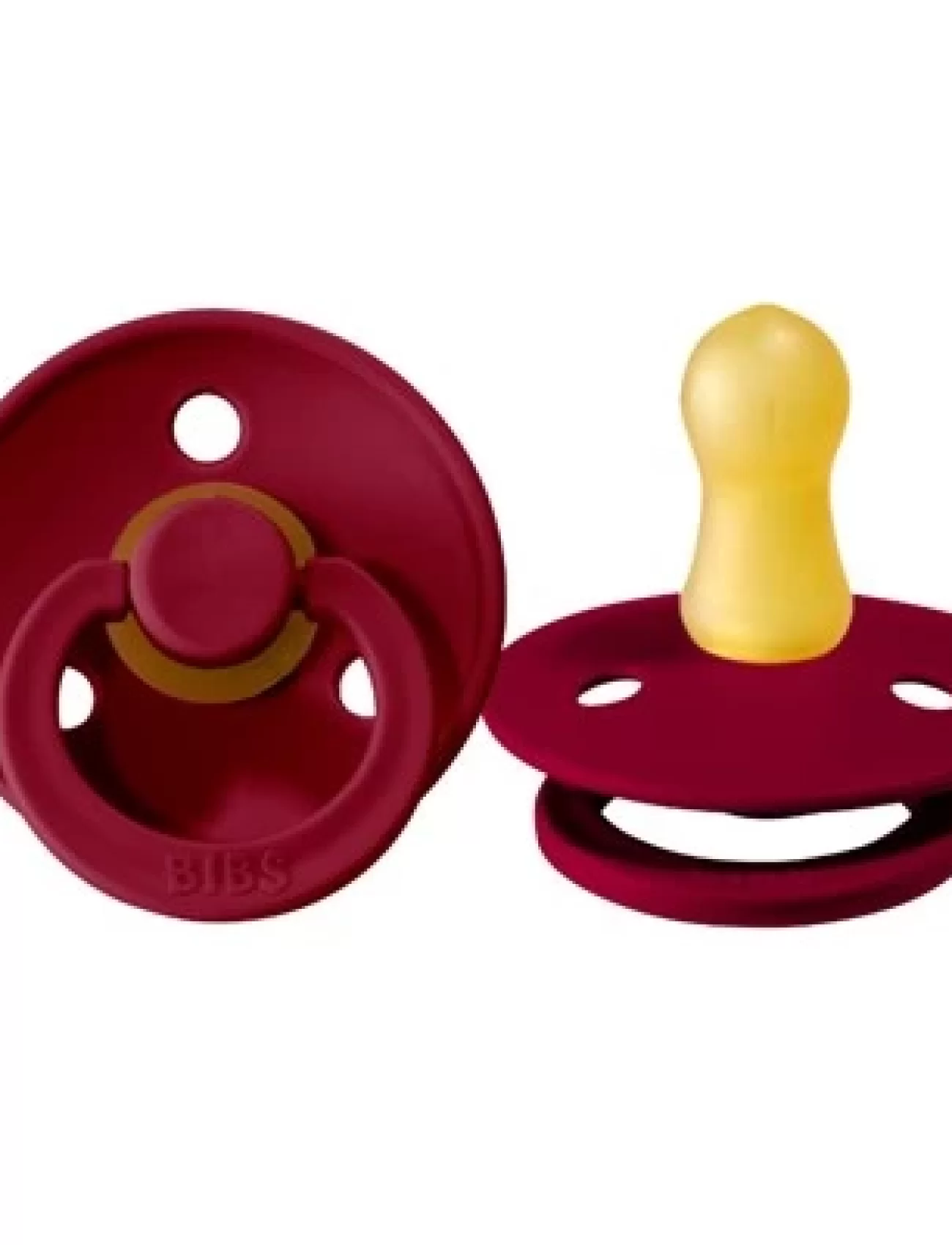 Bibs Colour Kauçuk Emzik 6-18 Ay Ruby