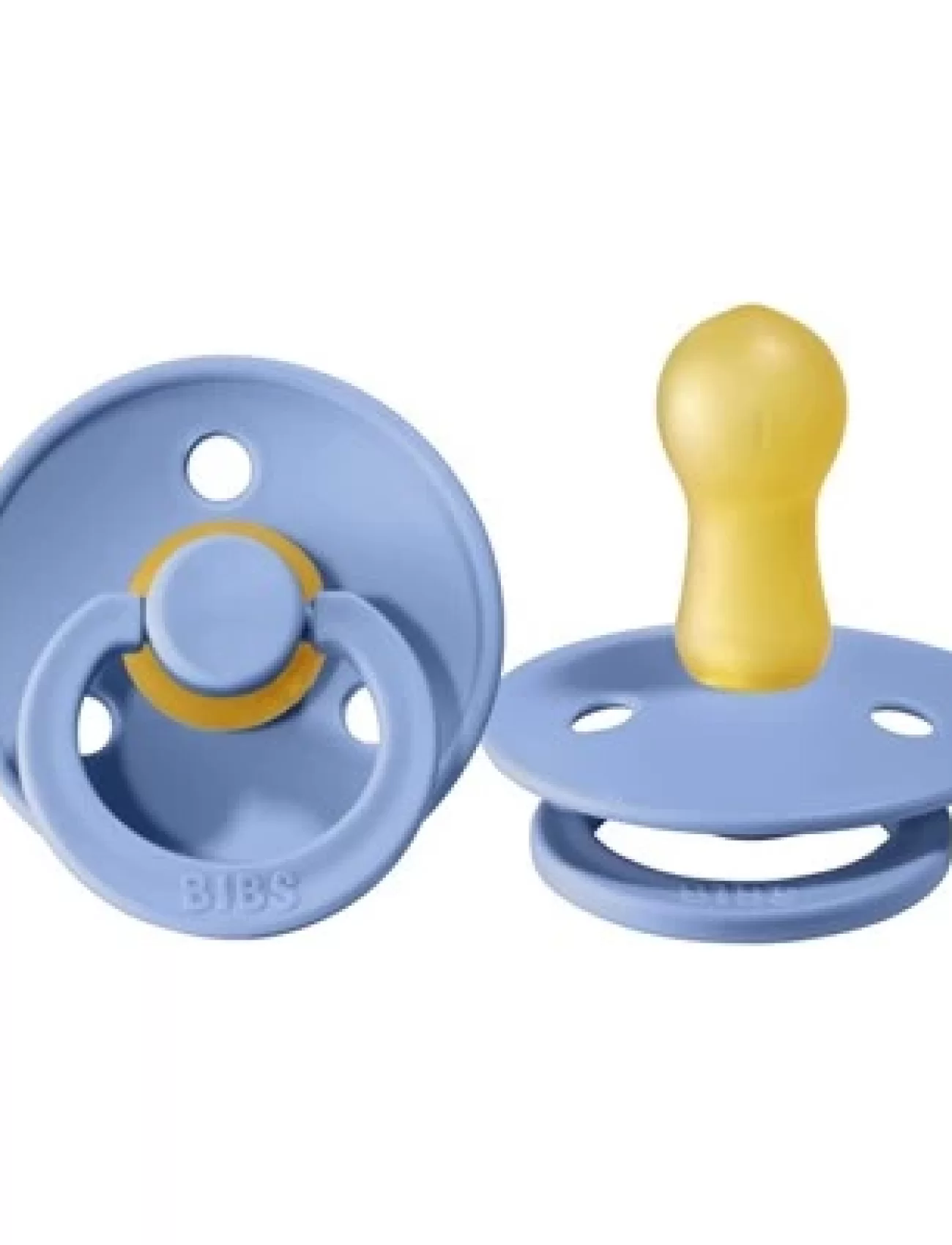 Bibs Colour Kauçuk Emzik 6-18 Ay Sky Blue