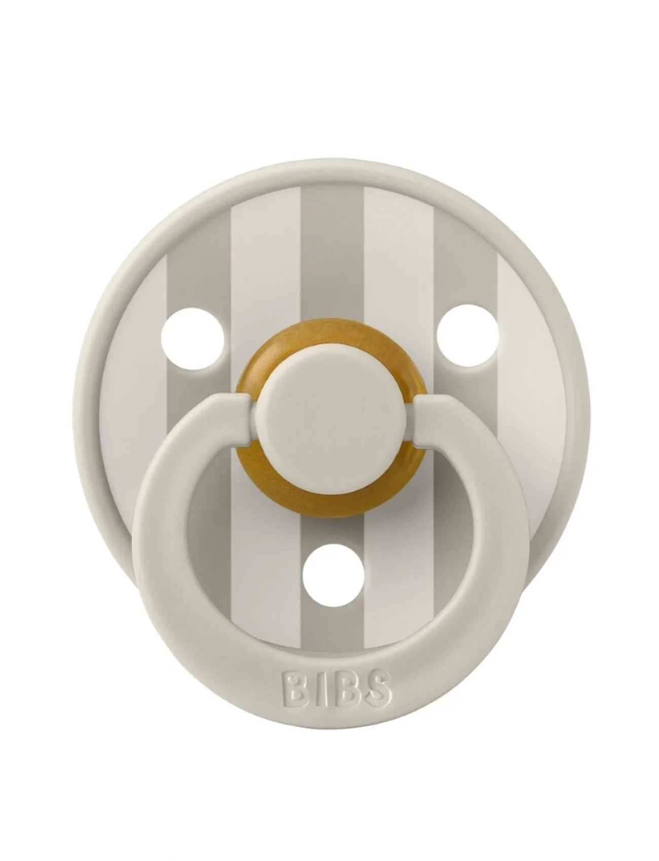 Bibs Studio Colour Block Kauçuk Emzik 0-6 Ay Sand / Ivory