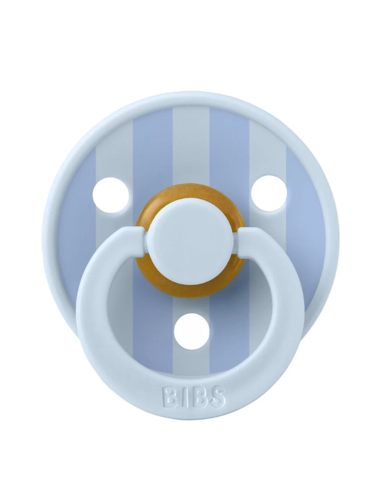 Bibs Studio Colour Block Kauçuk Emzik 6-12 Ay Baby Blue / Dusty Blue