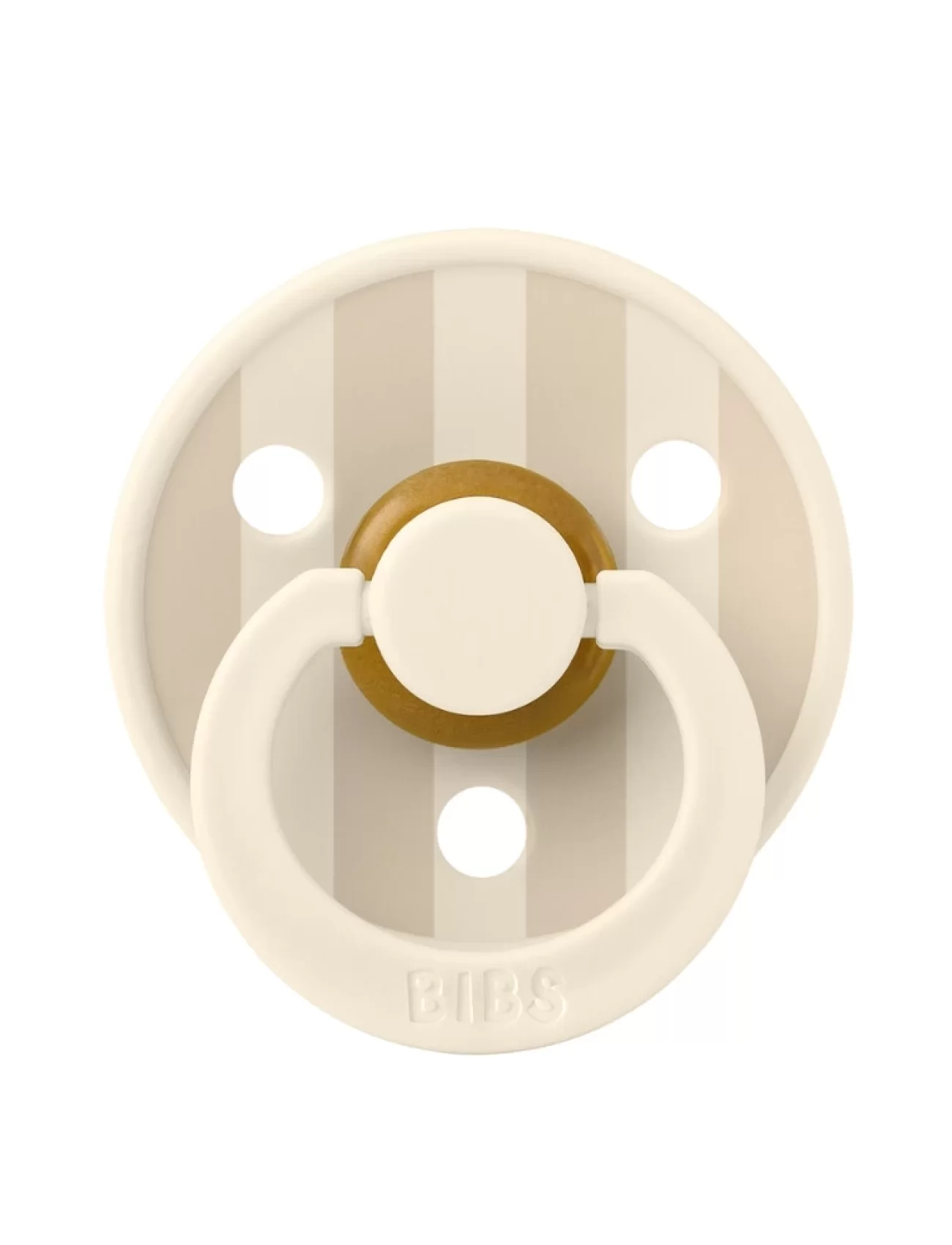 Bibs Studio Colour Block Kauçuk Emzik 6-12 Ay Ivory / Vanilla