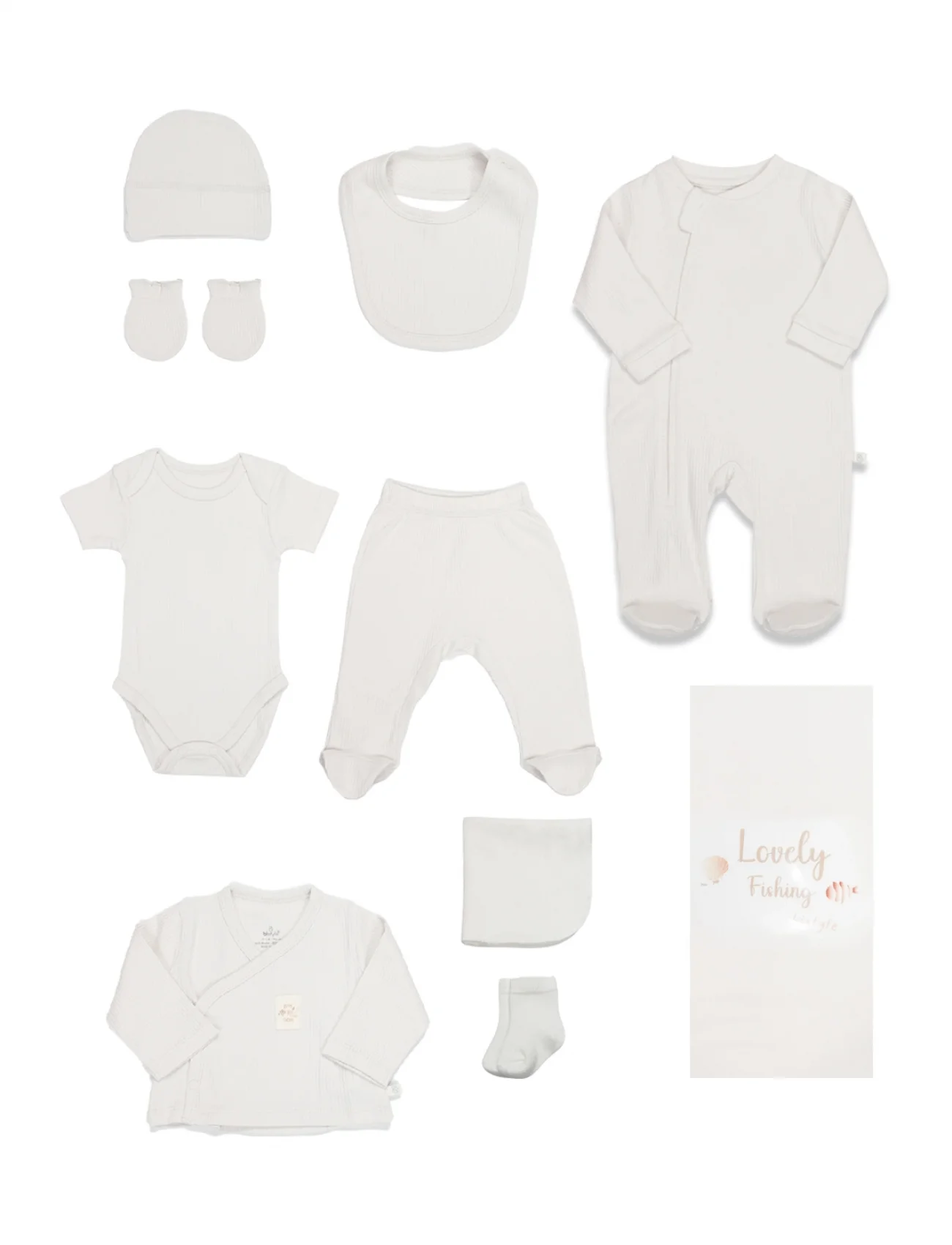 Bi̇style 10lu Hastane Çıkışı Modal Lovely Fishing 11115 Ekru