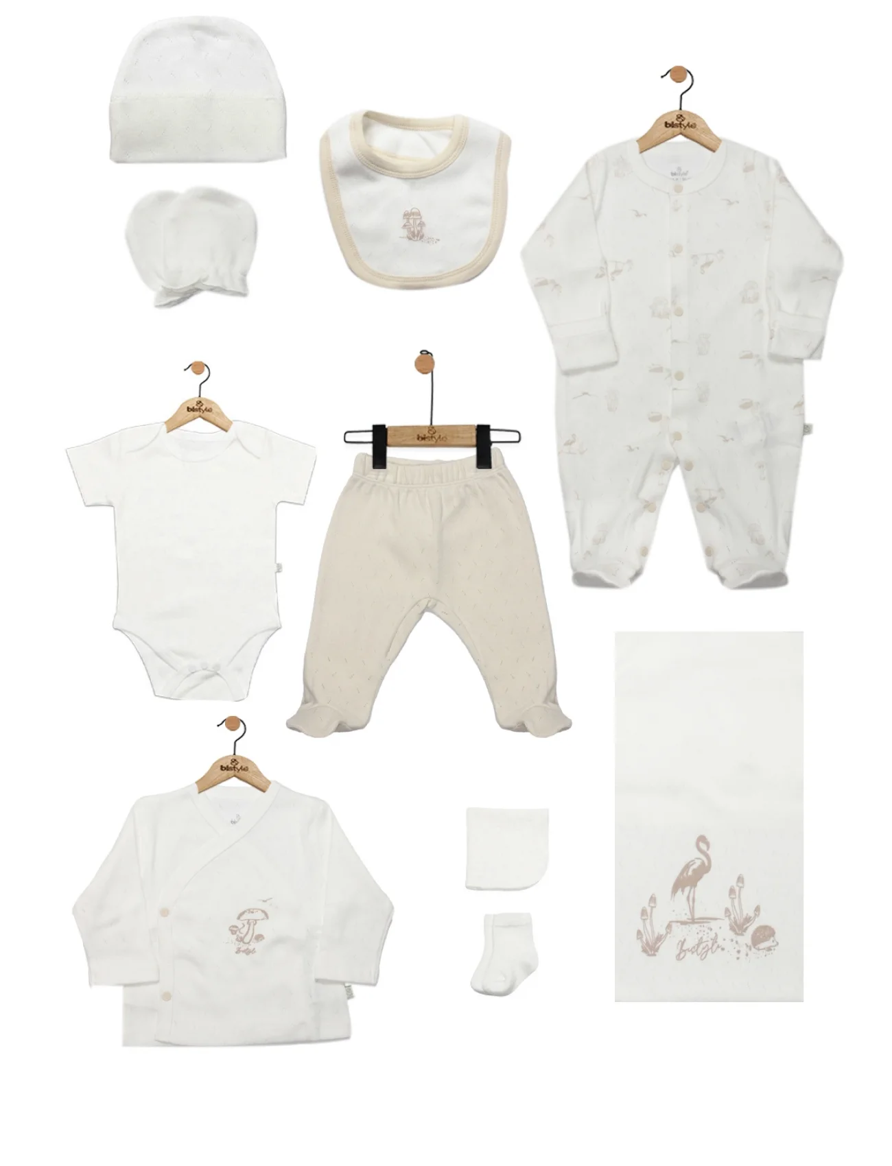 Bistyle 10lu Hastane Çıkışı My Favorite Zoo 11134 Ekru