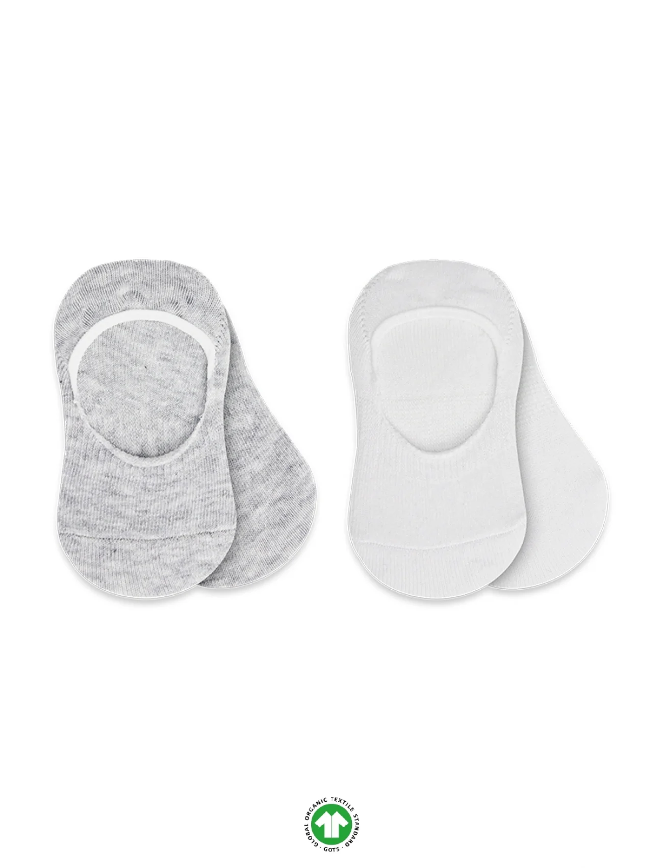 Bistyle 2li Penye Babet Silikonlu Basic Çorap 30104 Gri Beyaz