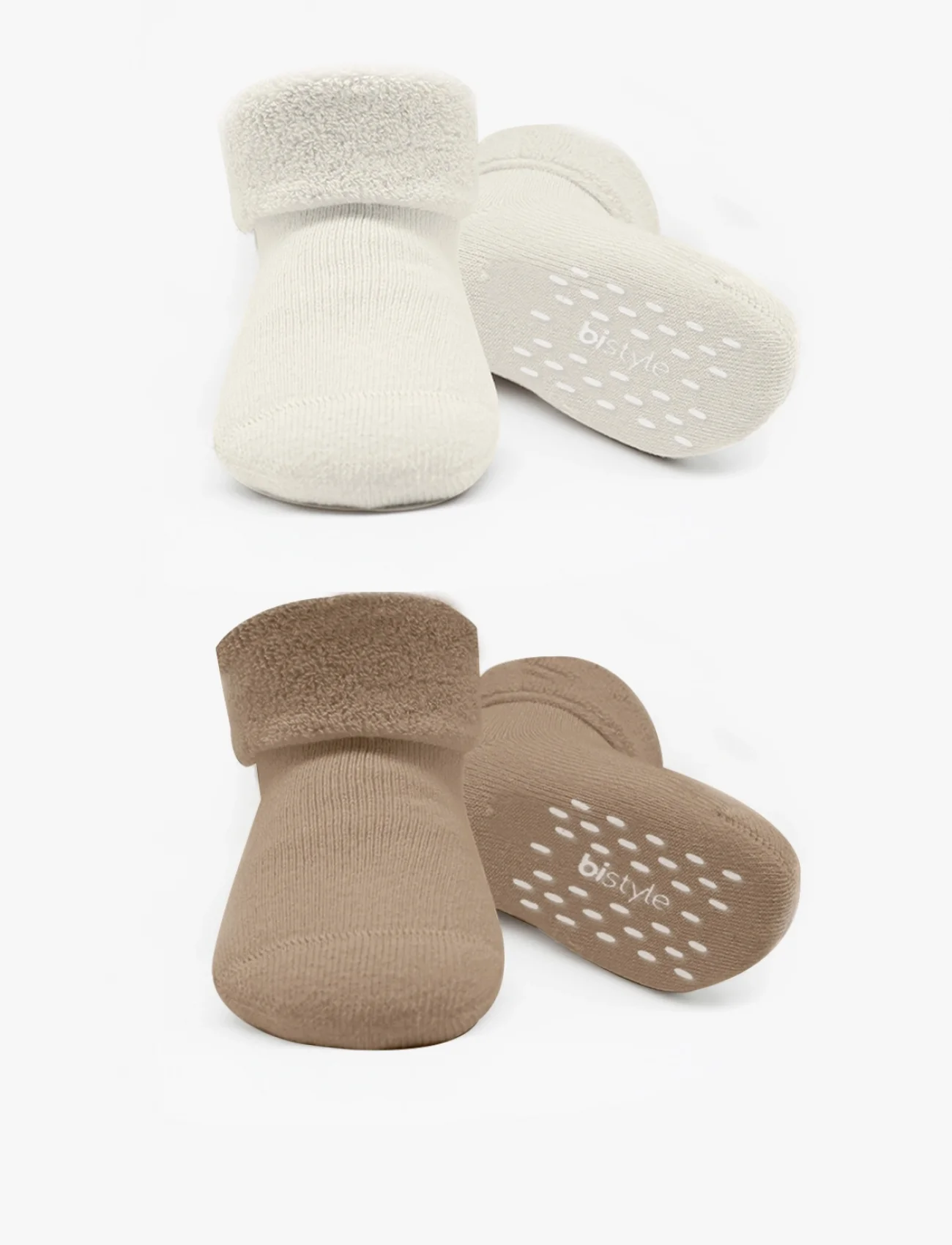 Bistyle 2li Havlu Soket Kaymaz Basic Girl 10507 Bej