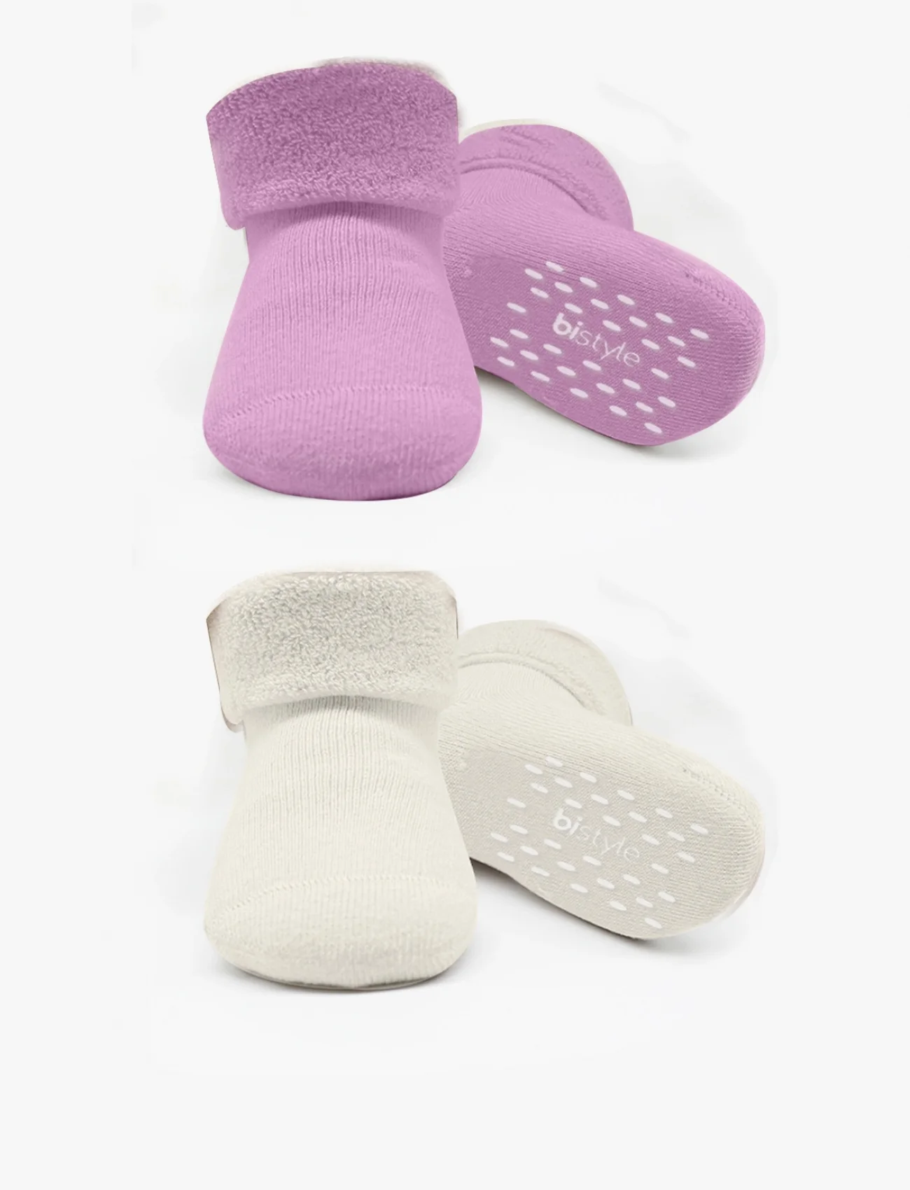 Bistyle 2li Havlu Soket Kaymaz Basic Girl 10507 Gül Kurusu