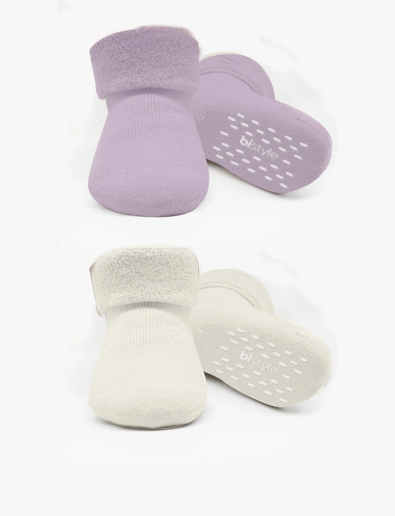 Bistyle 2li Havlu Soket Kaymaz Basic Girl 10507 Lila