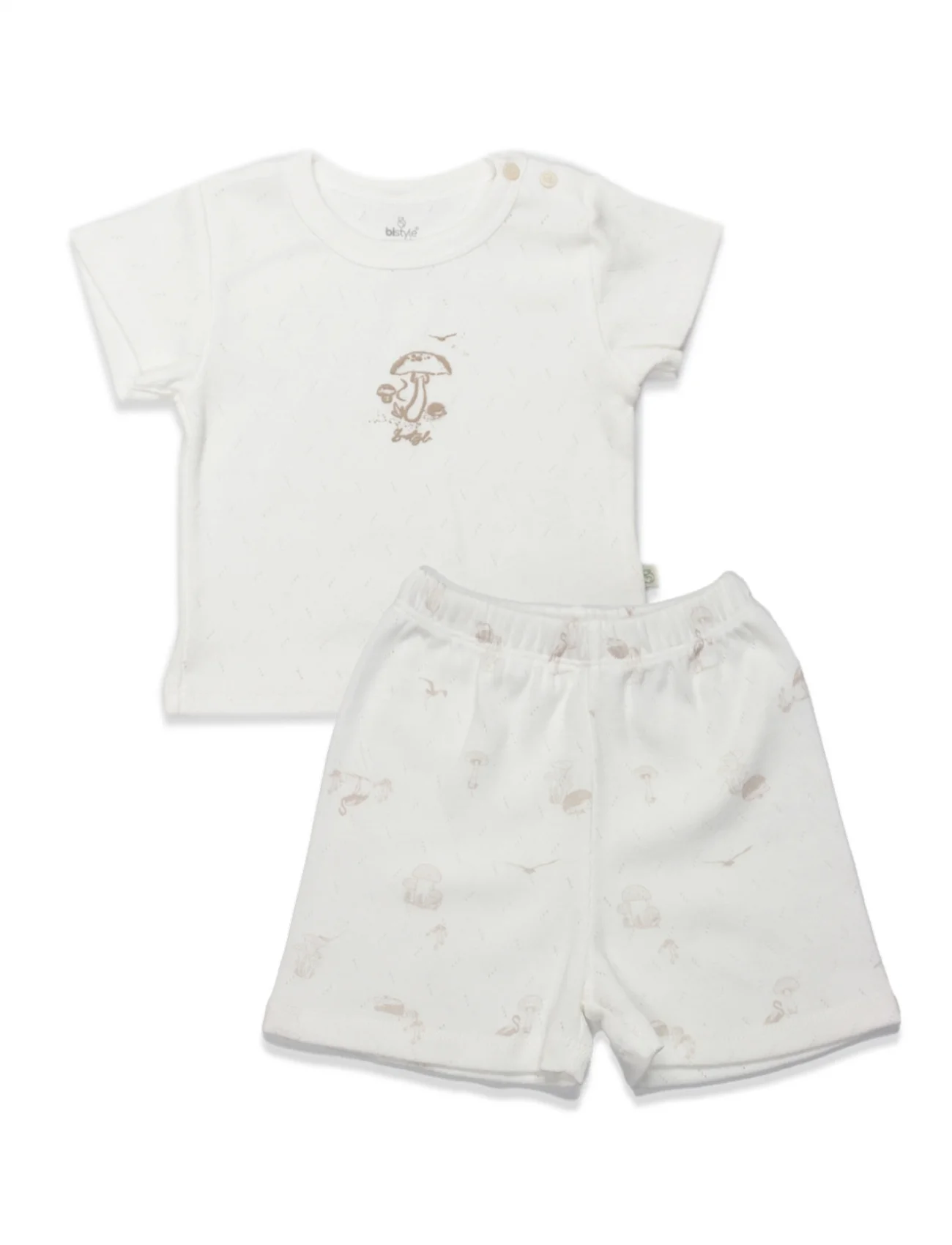 Bistyle 2li Takım Şortlu My Favorite Zoo 14150 Ekru