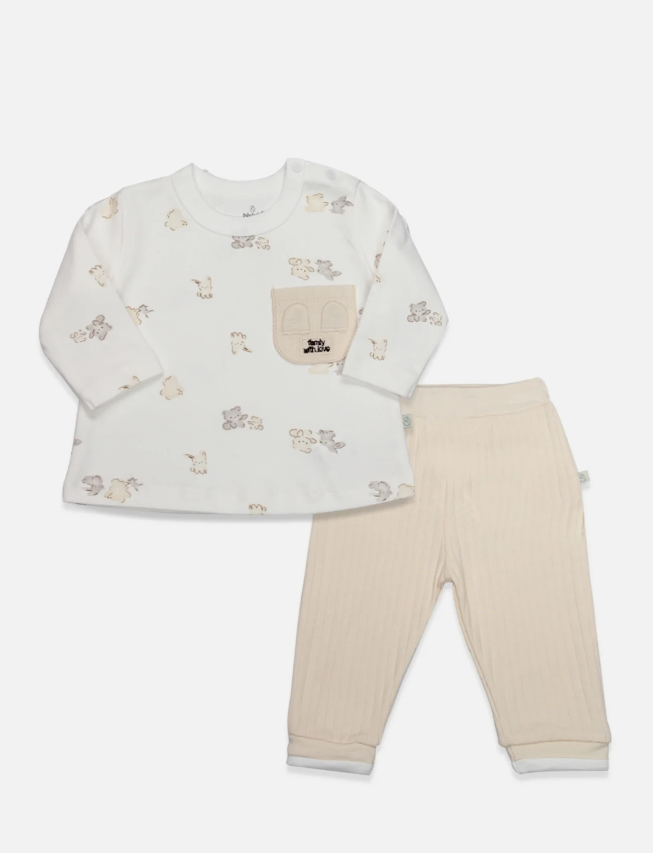 Bistyle 2li Takım With You Family 14121 Bej