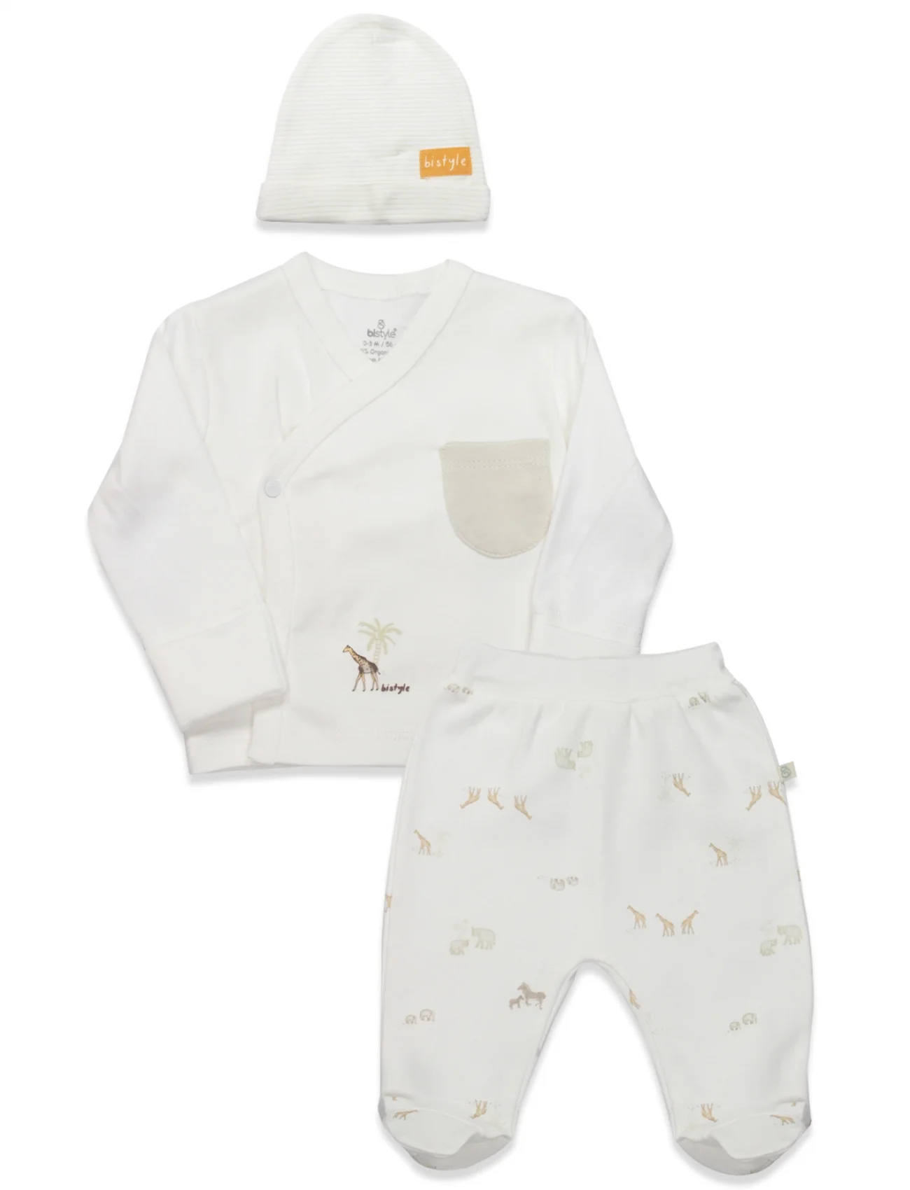 Bistyle 3lü Zıbın Takım Safari Forewer 13128 Yeşil