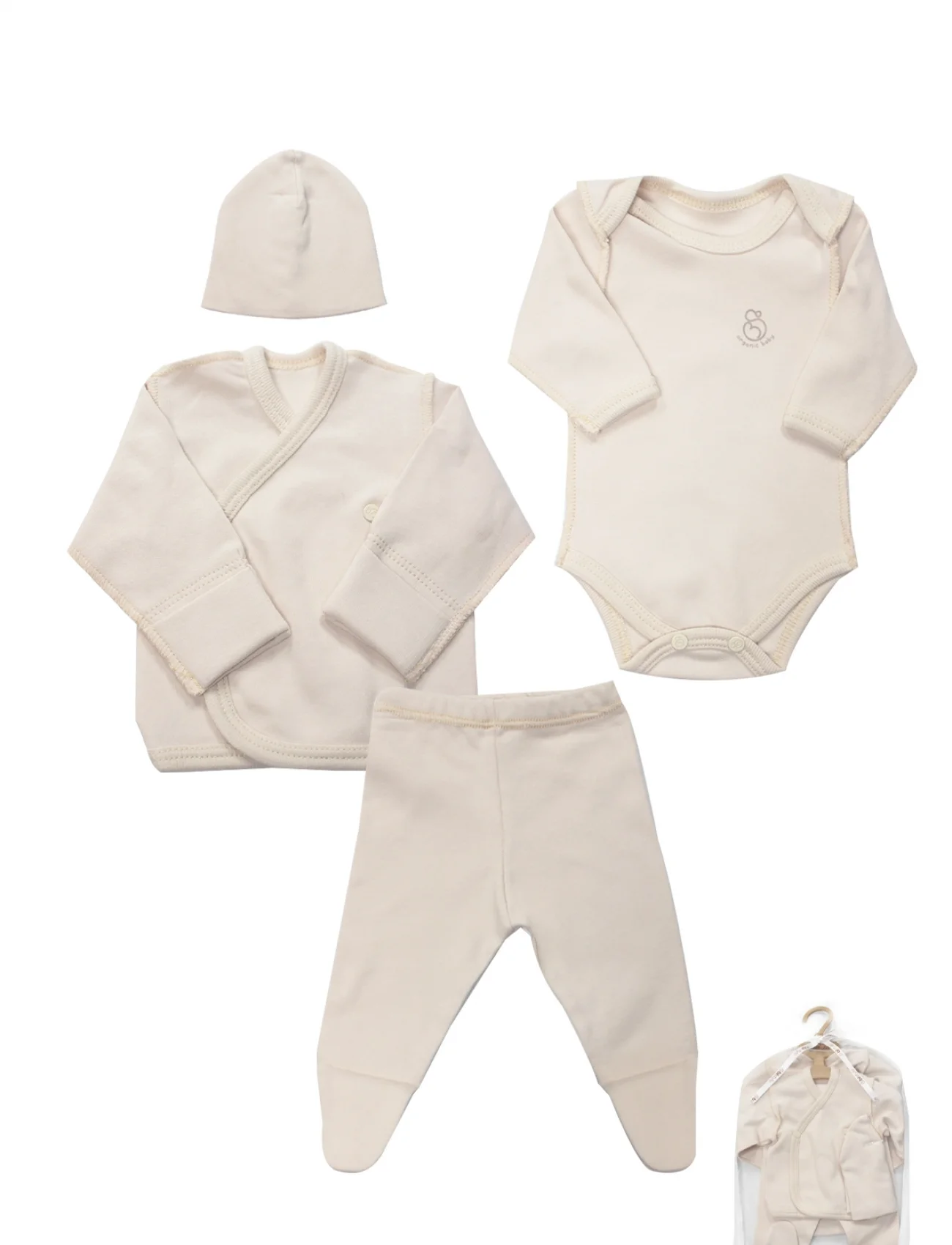 Bistyle 4lü Prematüre Hastane Çıkışı Hello Family 23101 Bej