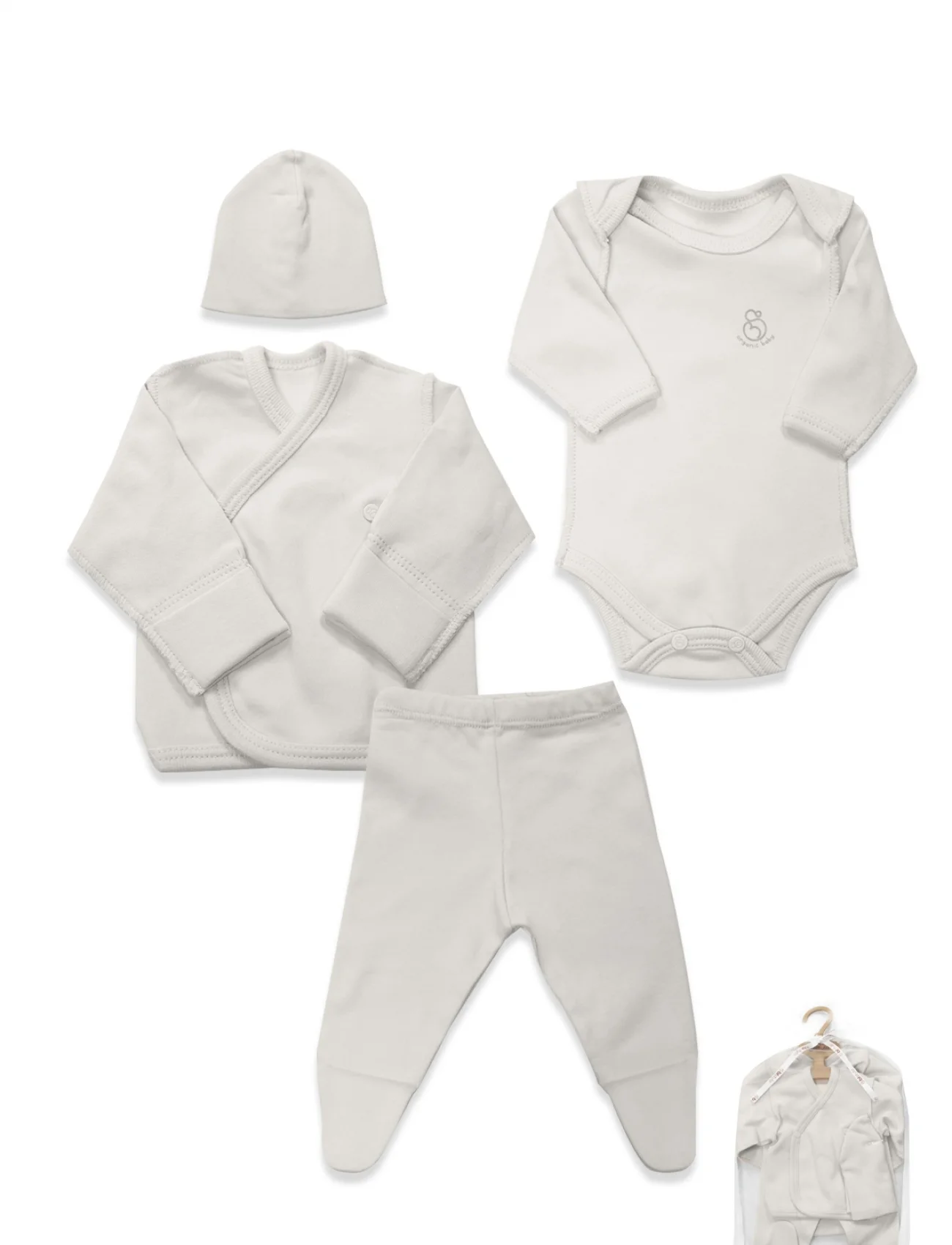 Bistyle 4lü Prematüre Hastane Çıkışı Hello Family 23101 Ekru