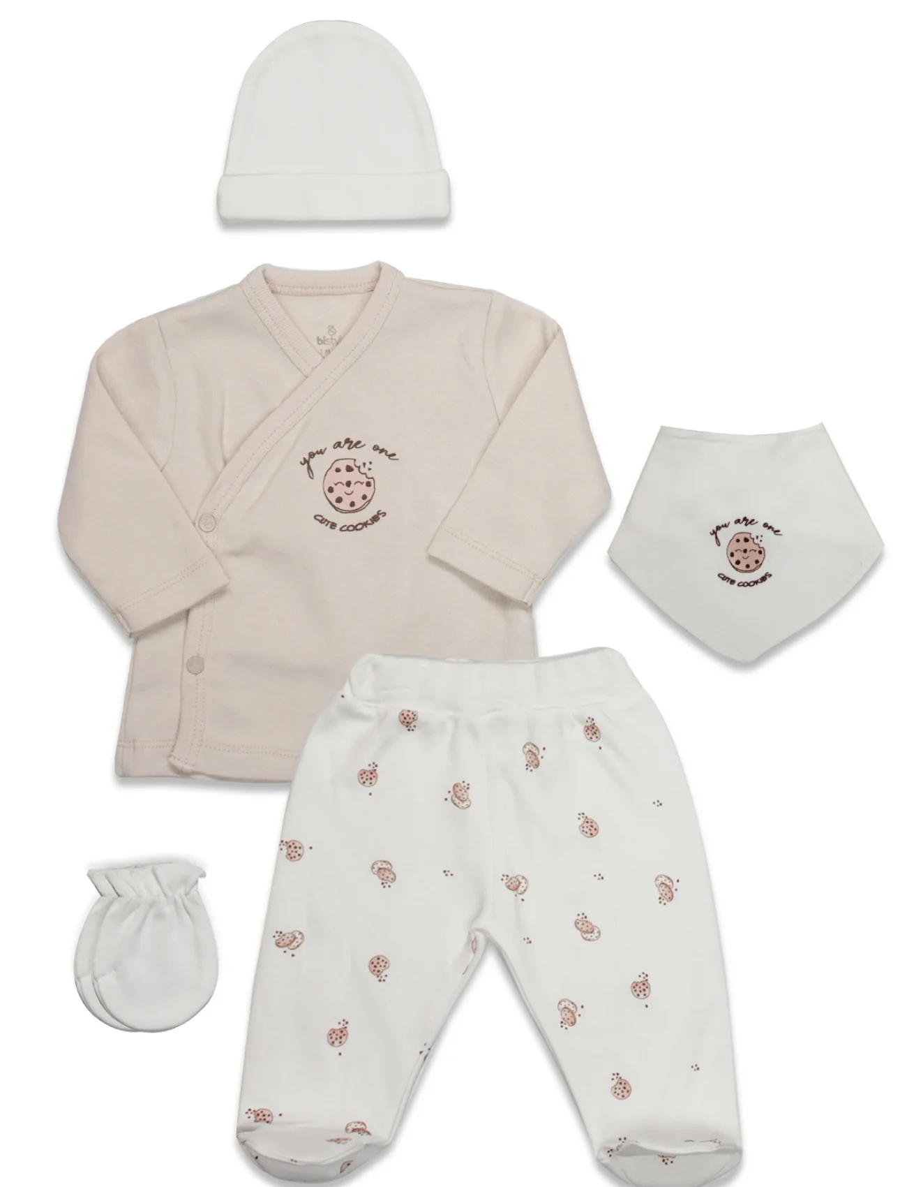 Bistyle 5li Hastane Çıkışı Cookies Cute Happy 12112 Somon