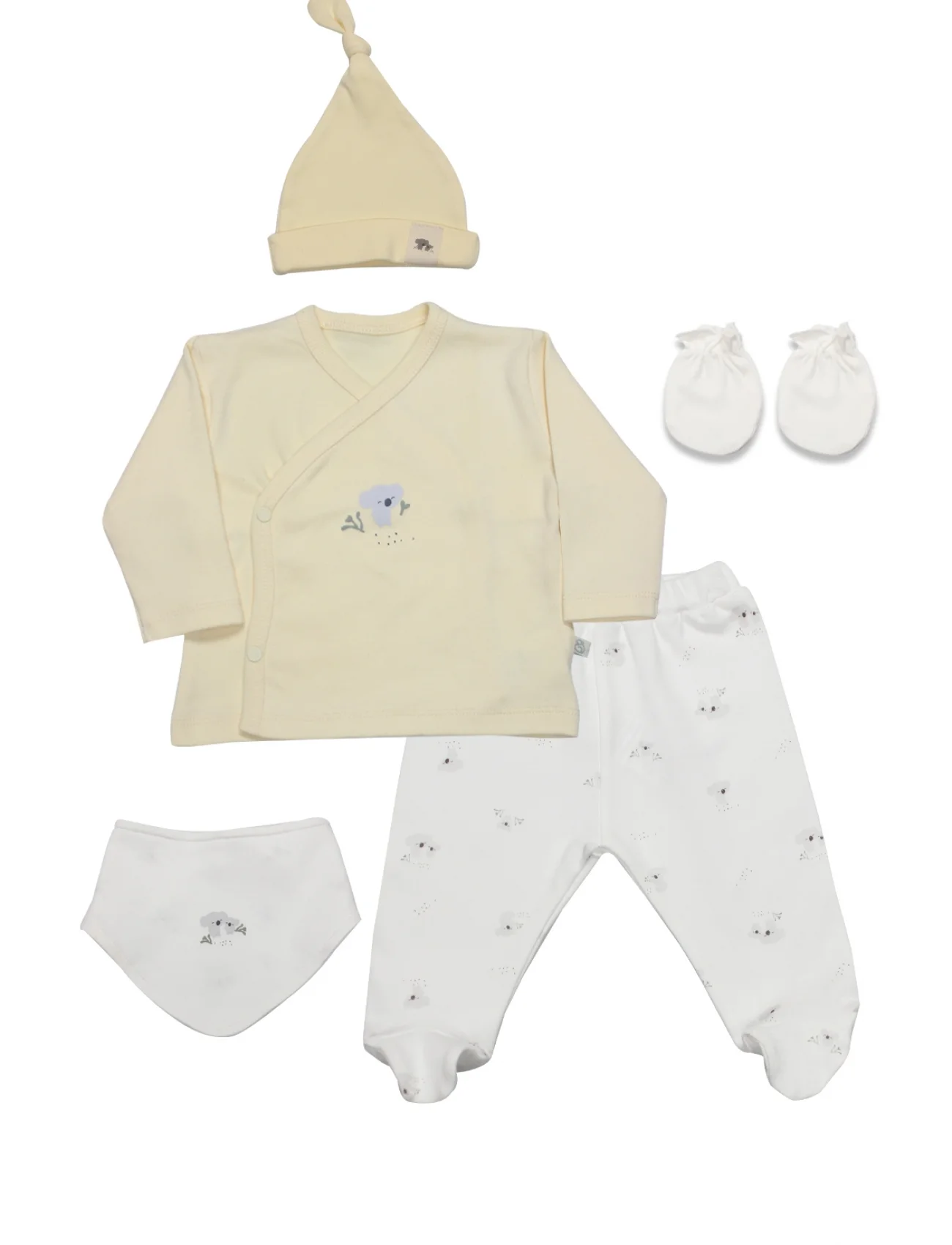 Bistyle 5li Hastane Çıkışı Little Koala 12108 Gri Bej