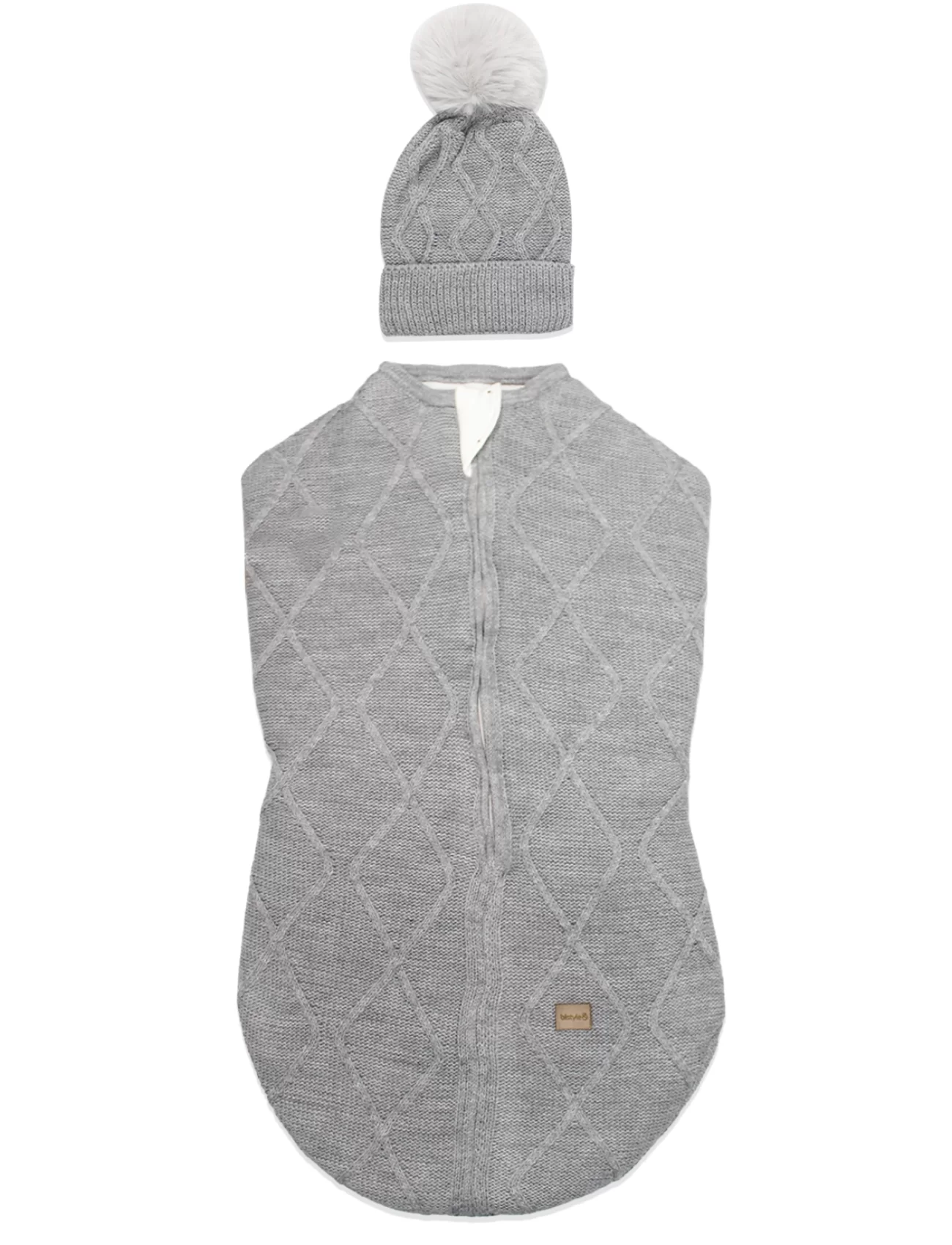 Bistyle Baby İn Swadding Triko Kundak 75108 Gri