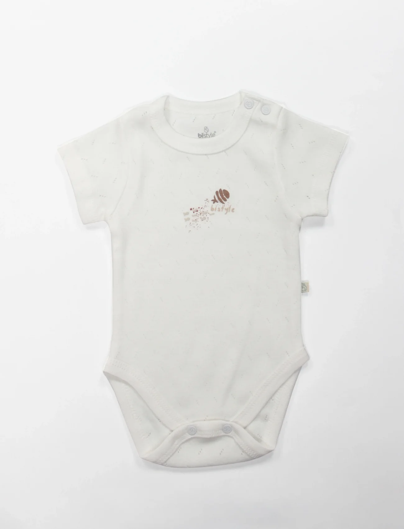 Bistyle Body Yarım Kol Ocean And Starfish 17182 Ekru