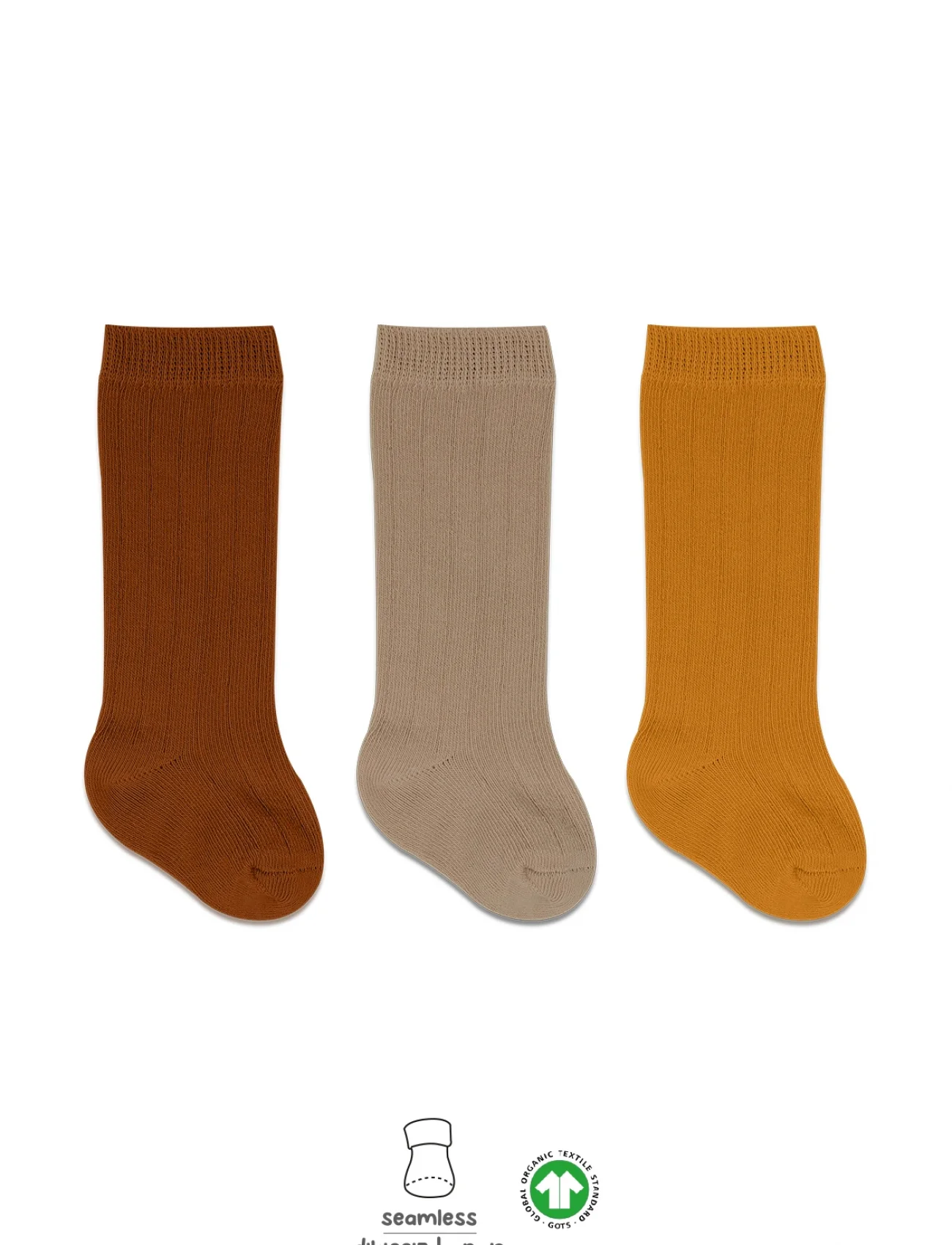 Bistyle Derby Dizaltı Çorap 3lü Bs40101 Hardal Bej Kremit