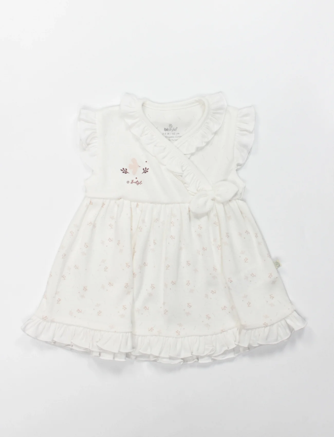 Bistyle Elbise Yarım Kol Morning Sun 21106 Ekru