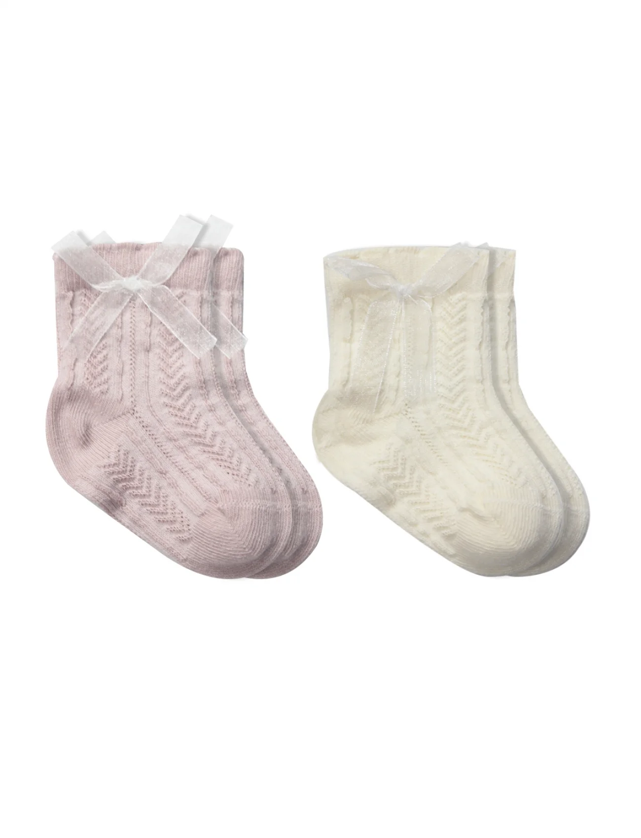 Bistyle Fiyonklu Penye Soket Çorap 2li 10149 Lila