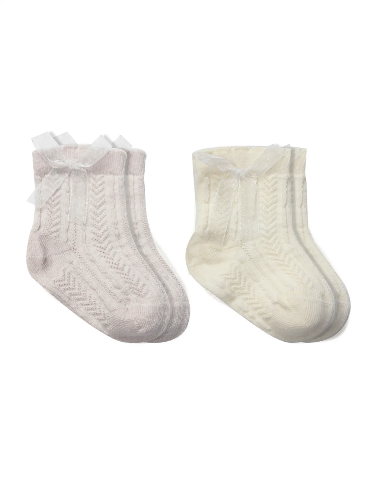 Bistyle Fiyonklu Penye Soket Çorap 2li 10149 Taş