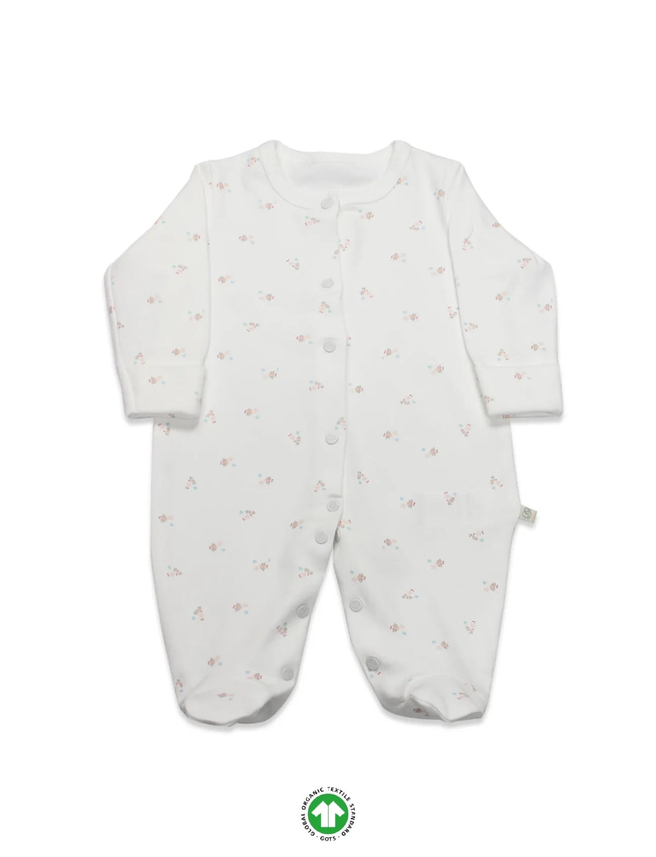 Bistyle Grow İn Love Bebe Tulum 15103 Pembe Ekru