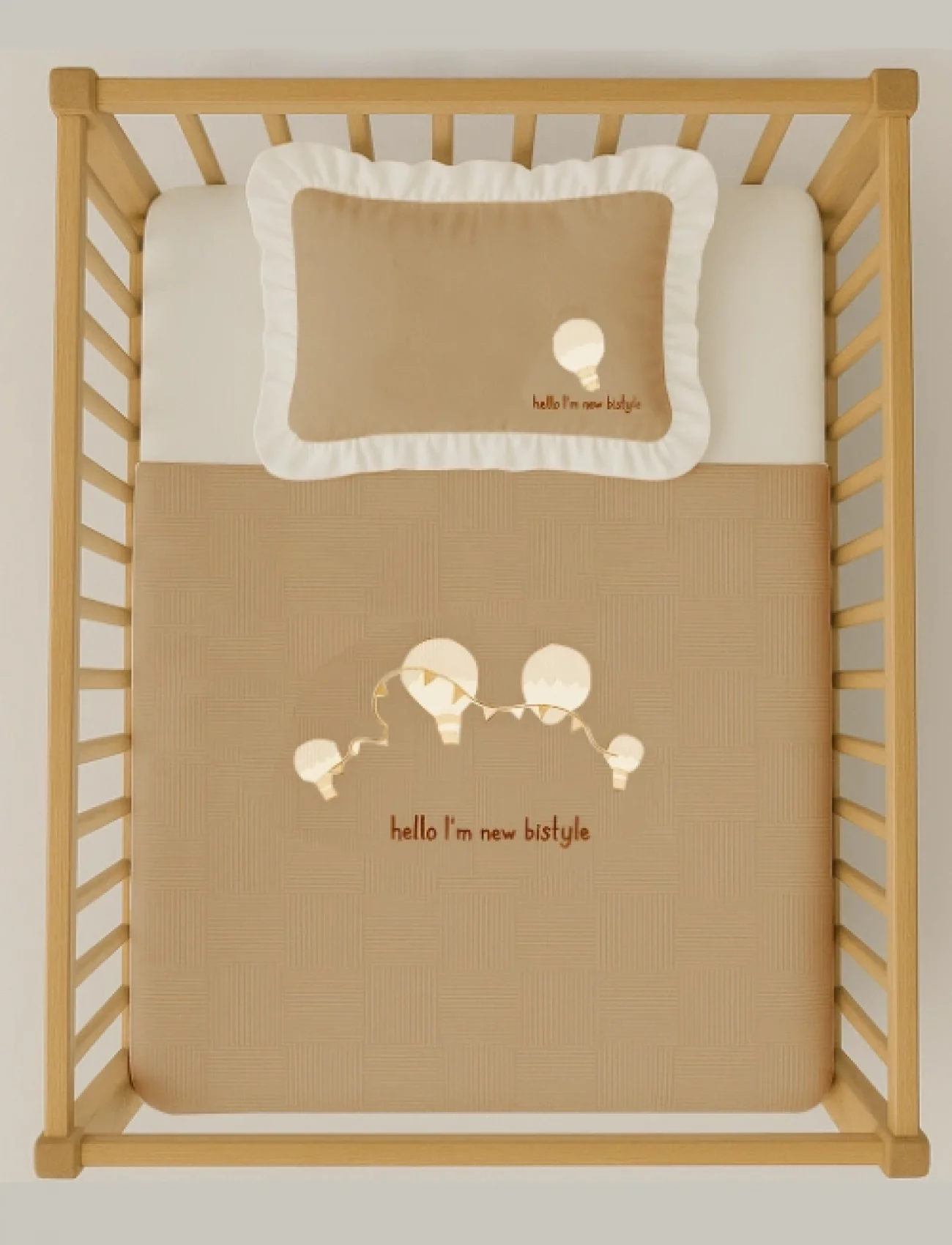 Bistyle Hello Style Baloons Pike Takımı 100x150 80116 Bej