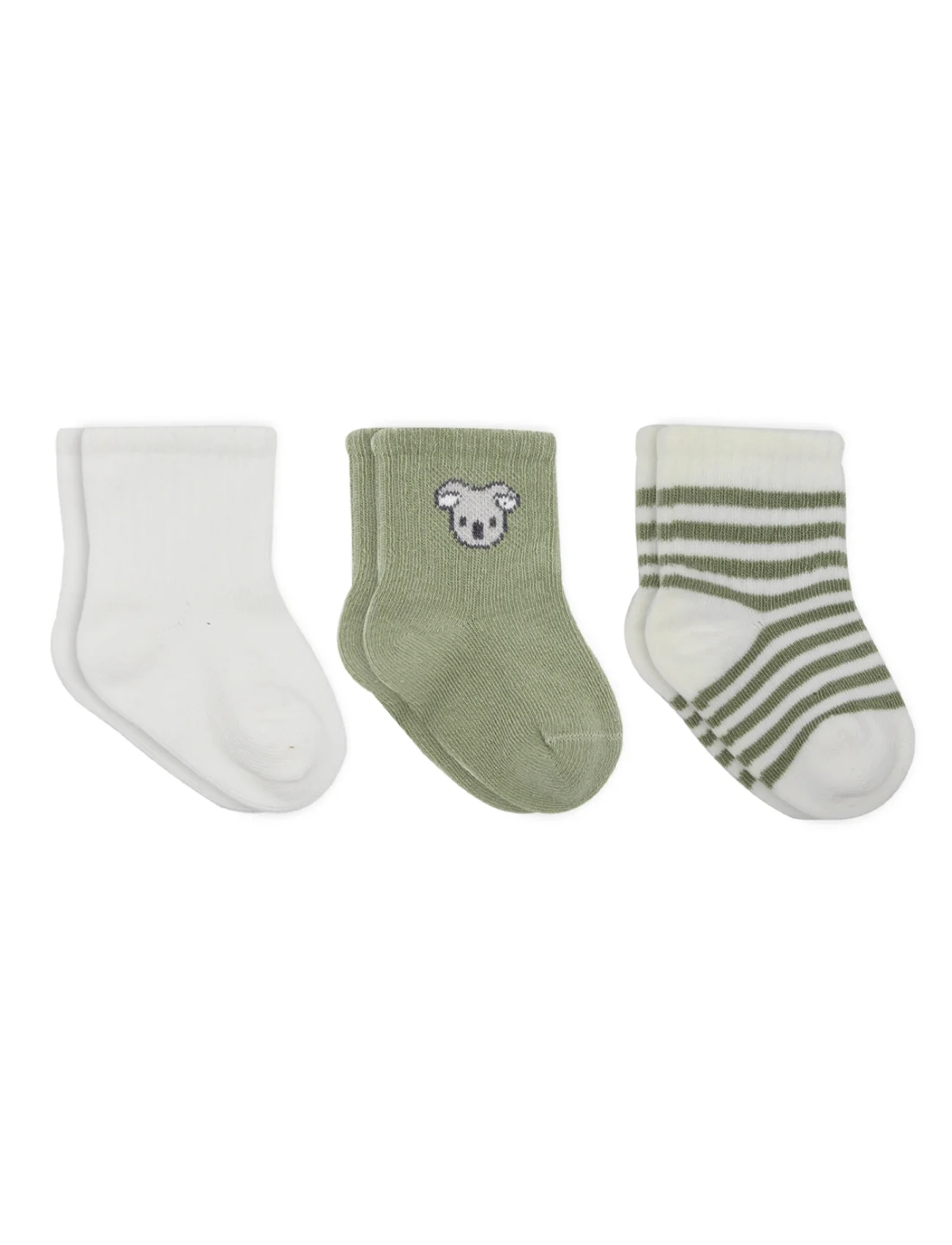 Bistyle Koala Boy 3lü Penye Soket Çorap 10133 Ekru