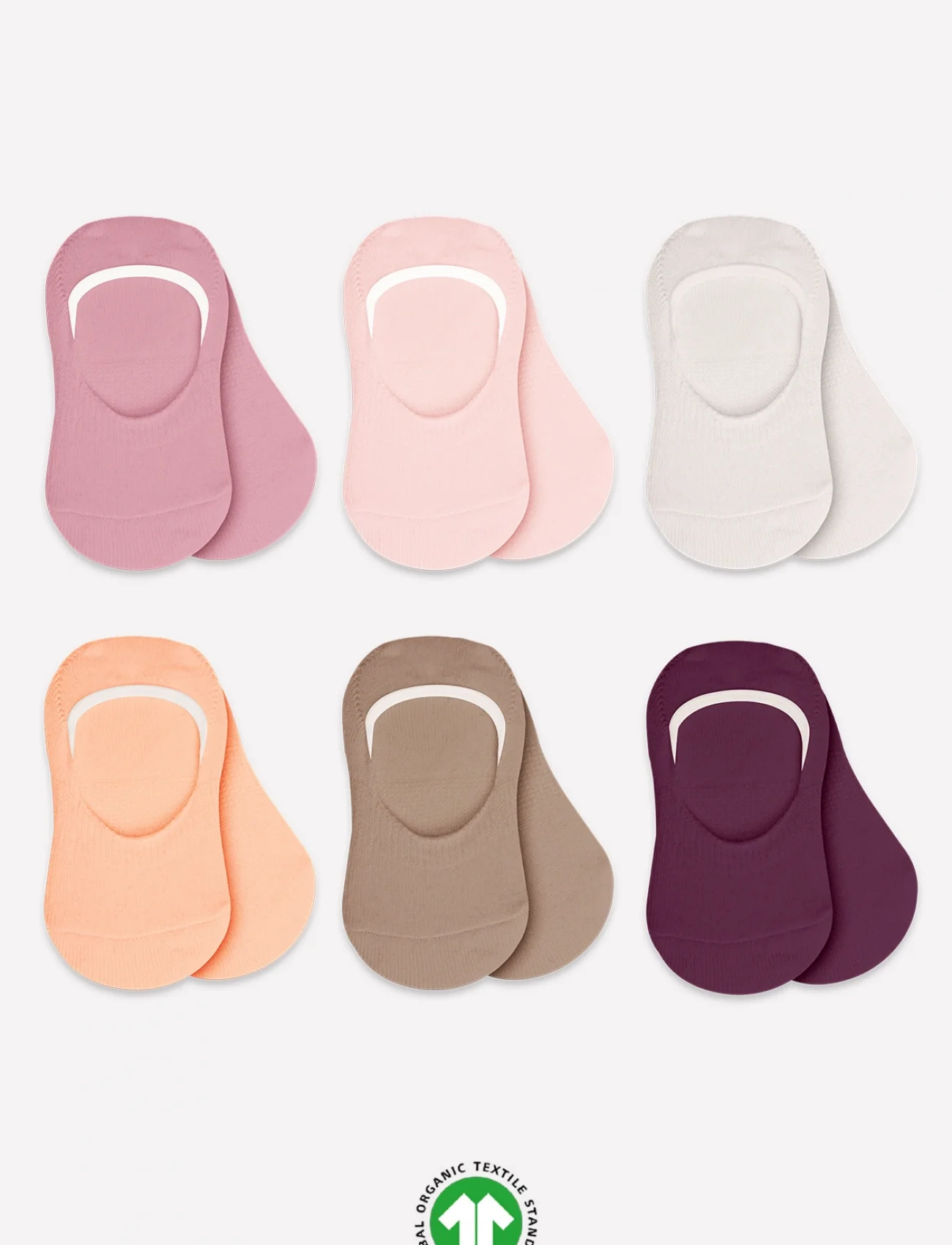 Bistyle Mix Babet Çorap 6lı Bs30101m Gül Kurusu