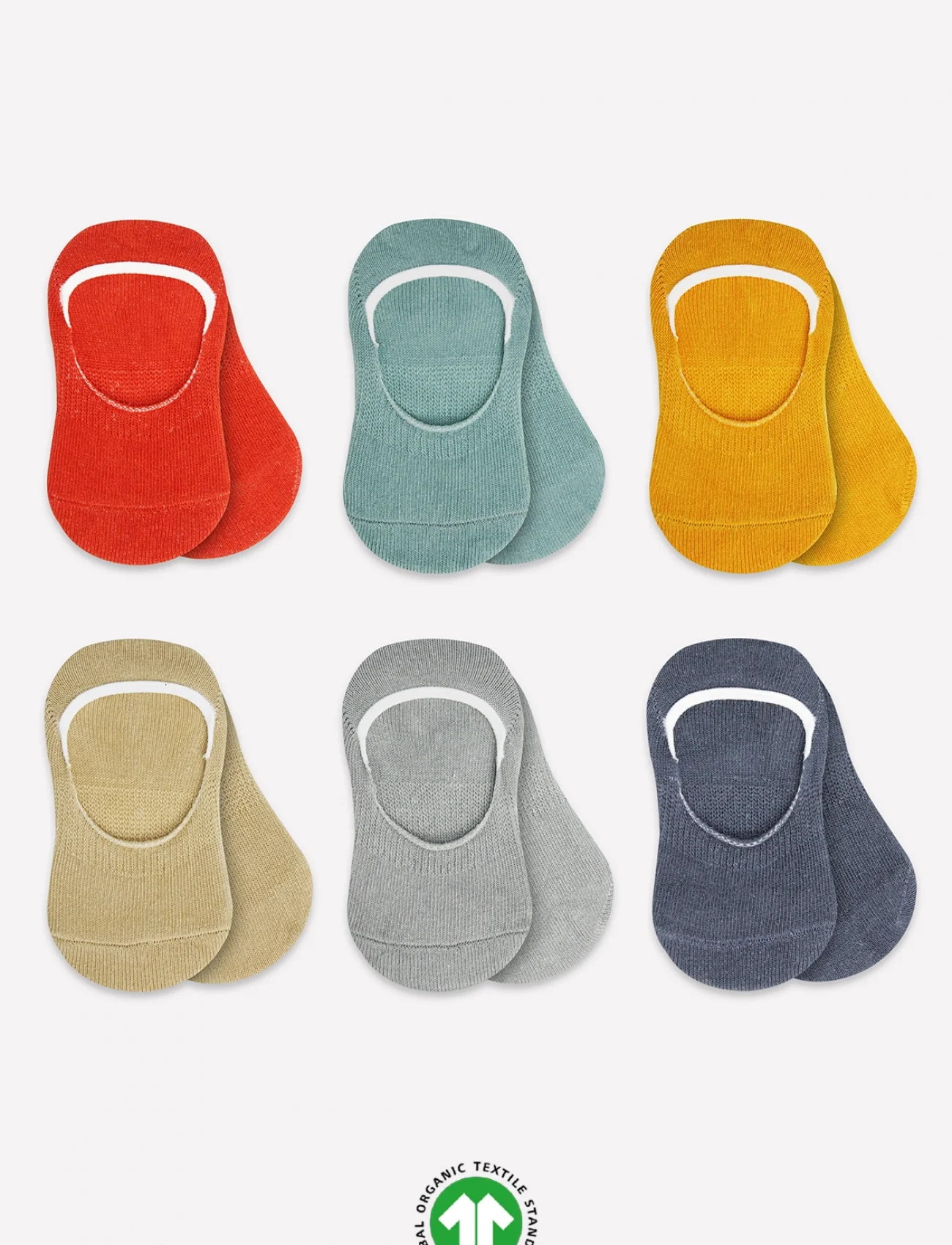 Bistyle Mix Babet Çorap 6lı Bs30101m Kiremit