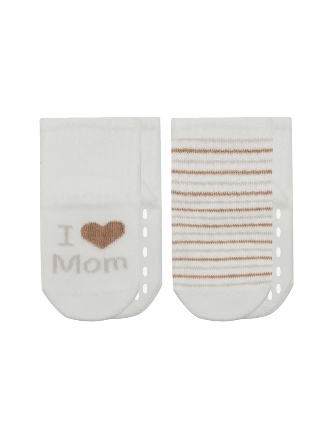 Bistyle Mom Dad Penye Kaymaz Soket Çorap 2li 10147 Çember Mom