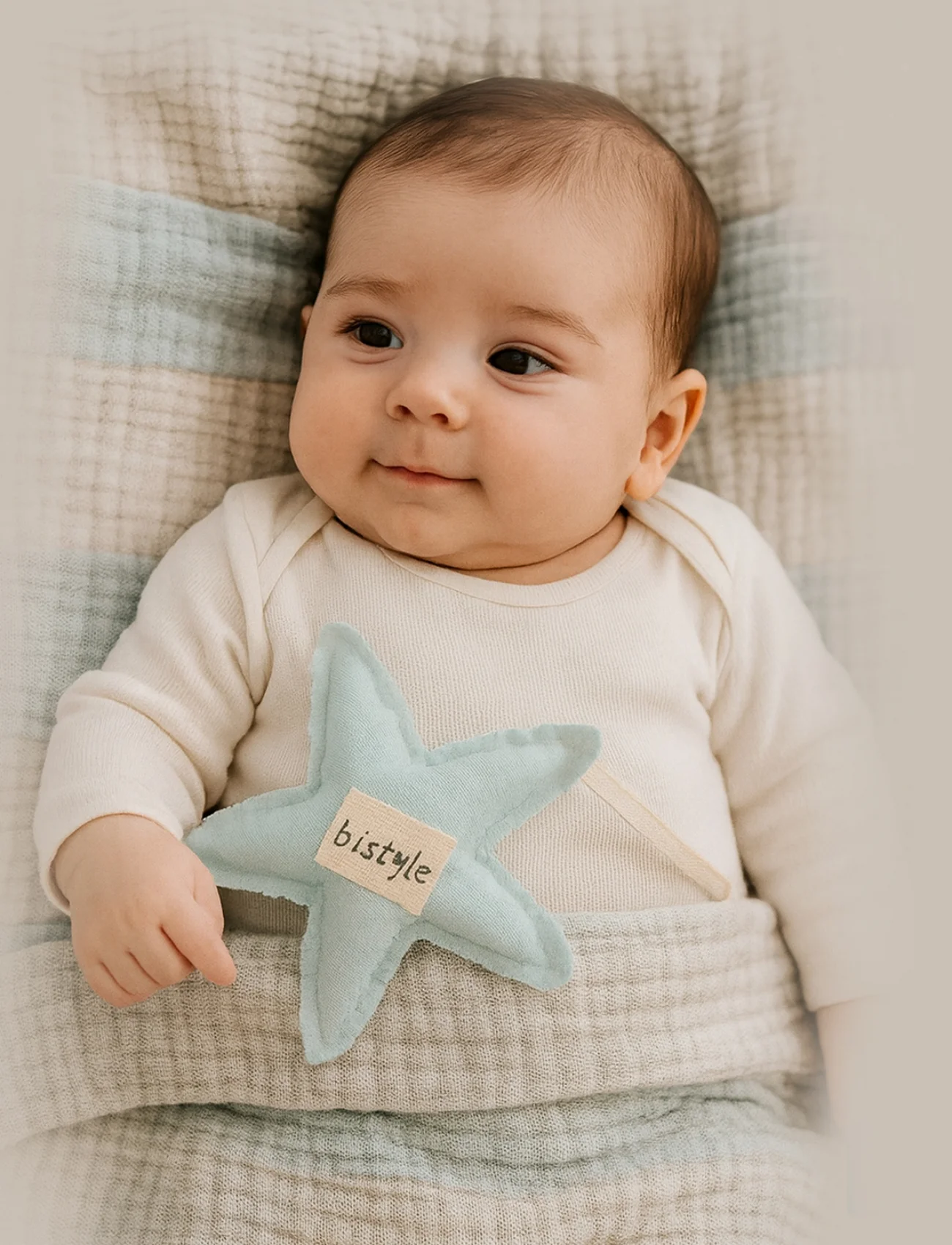 Bistyle Müslin Battaniye Uyku Arkadaşli My Teddy 70157 85x85cm Mint