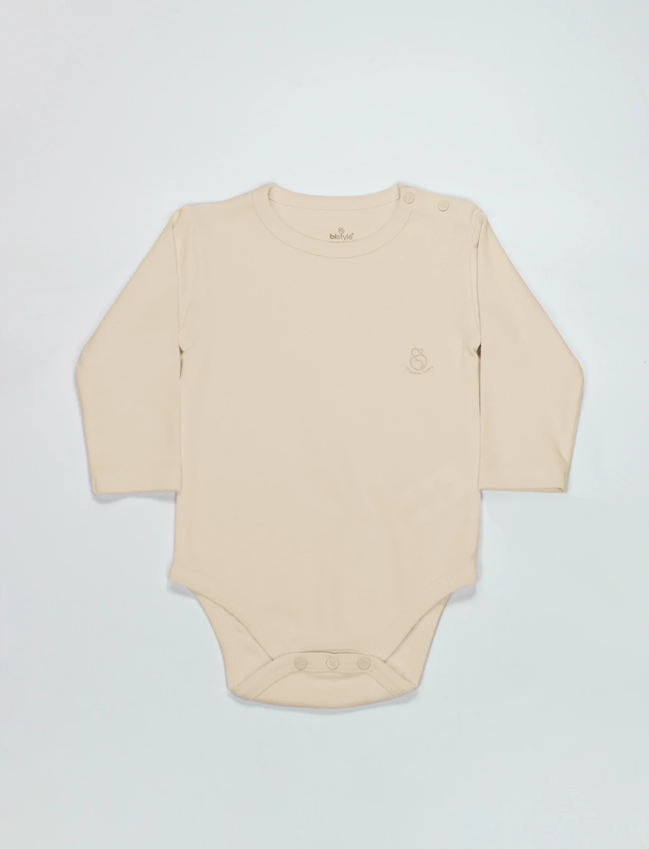 Bistyle Natural Basic Style Uzun Kol Body 17104 Bej