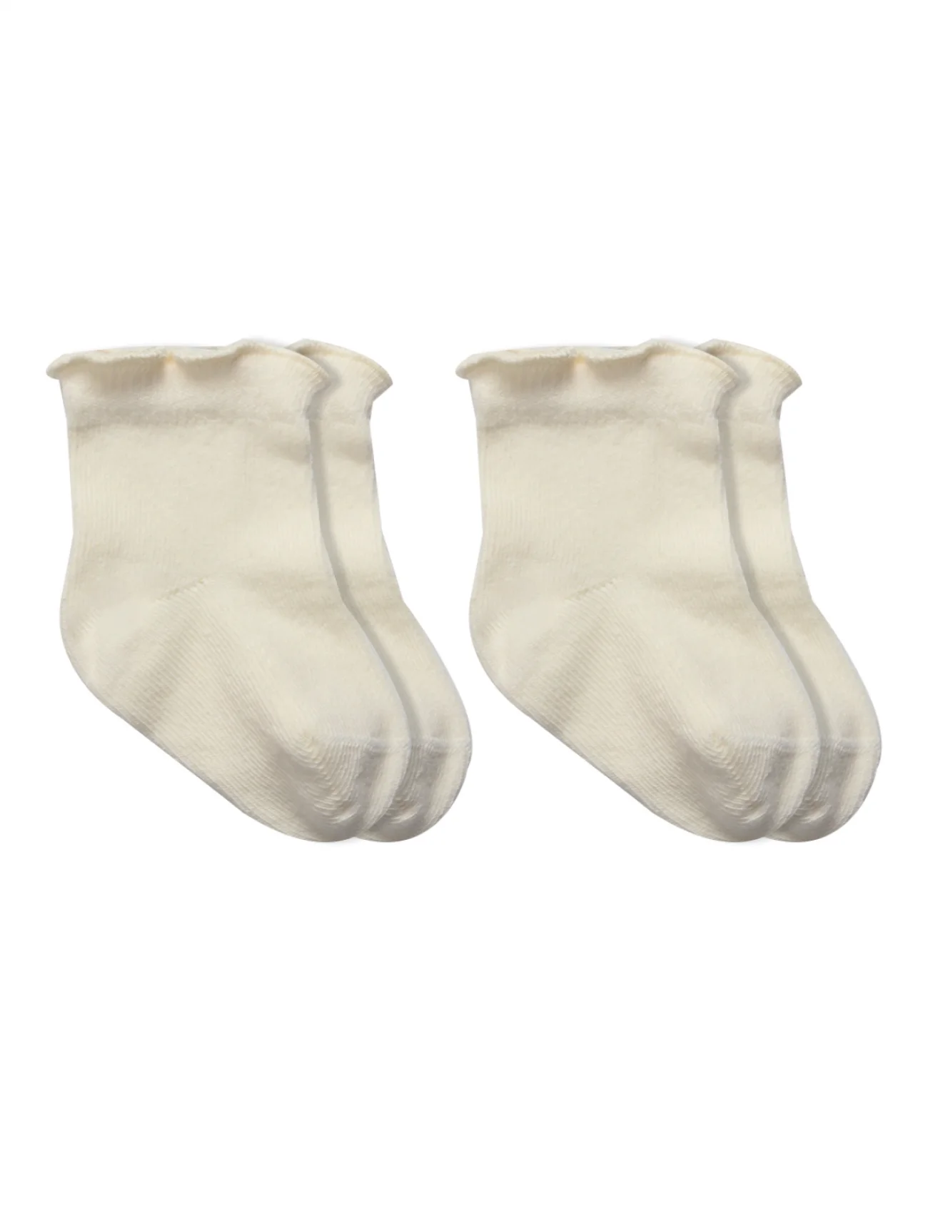 Bistyle Overlok Style Penye Soket Çorap 2li 10153 Naturel