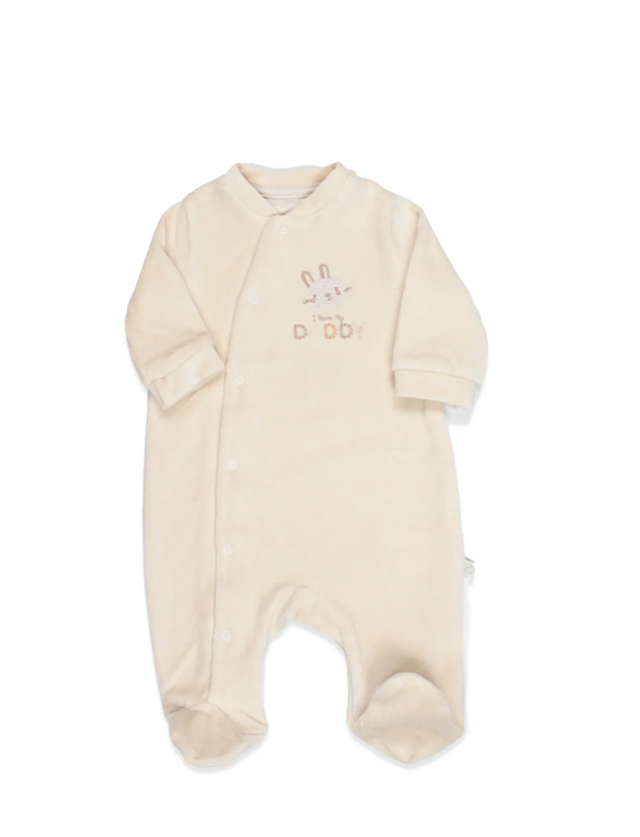 Bistyle Tulum Kadife I Love Daddy 15125 Açık Bej