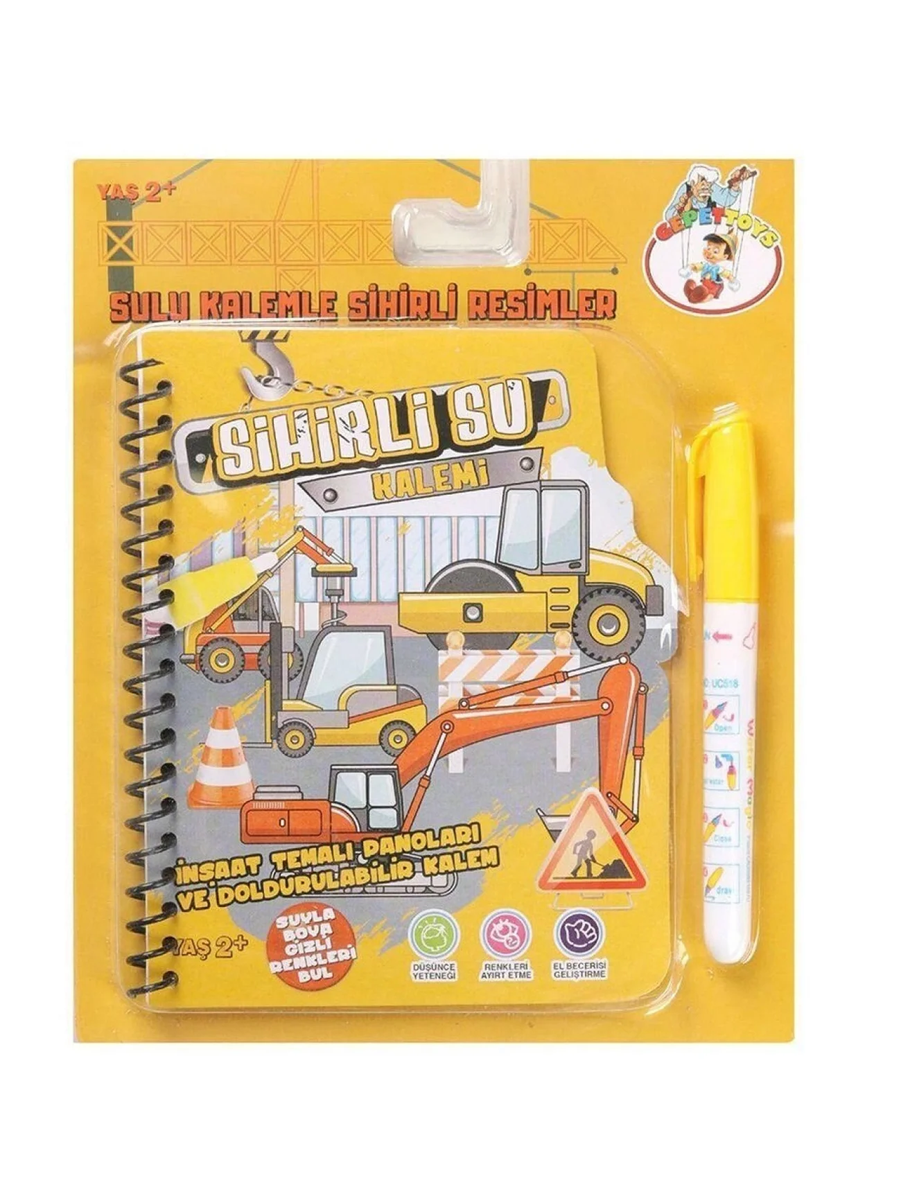 BK002 Gepettoys, Sihirli Boyama Kitabı Çeşitleri