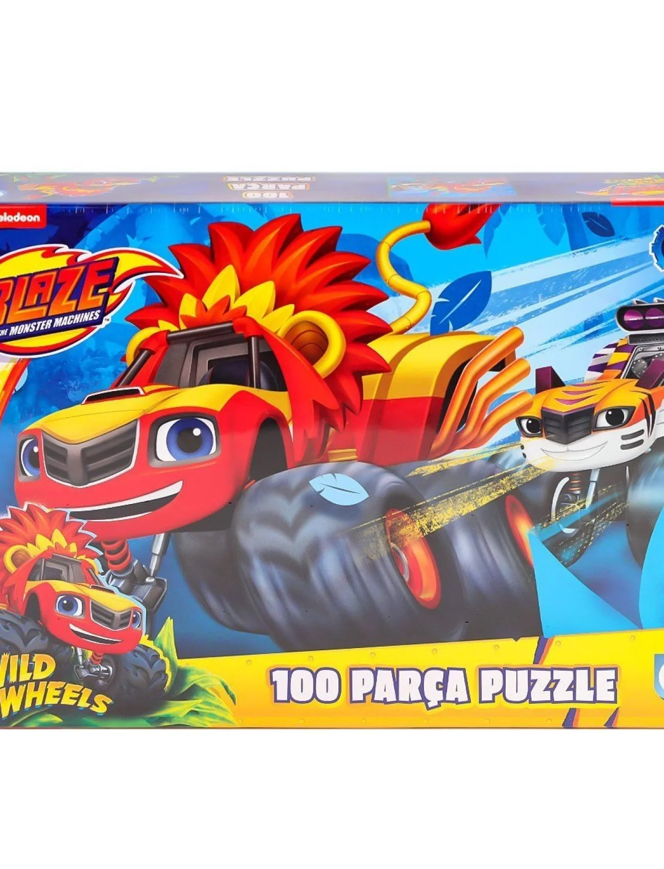 BL0048 Blaze Monster Machines 100 Parça Puzzle -Laçokids
