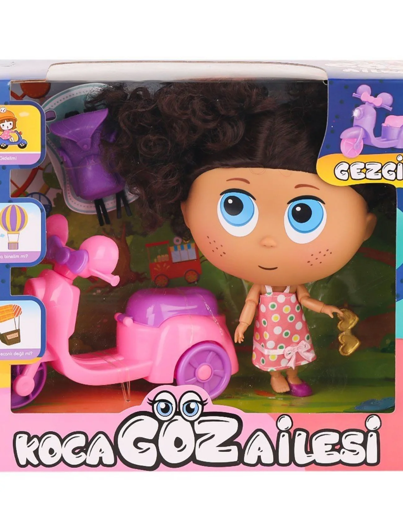 BLD298 Koca Göz Ailesi Motorcu Gezgin -Birliktoys