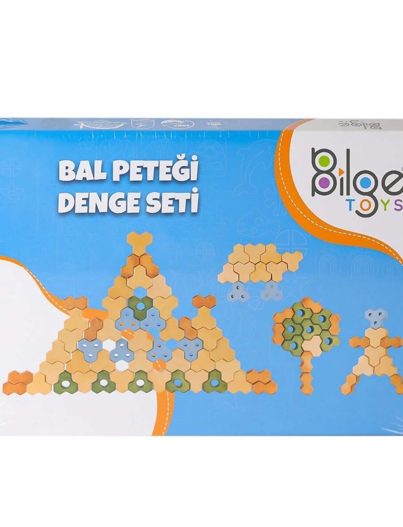 BLG-106A Bal Peteği Ahşap Denge Oyunu