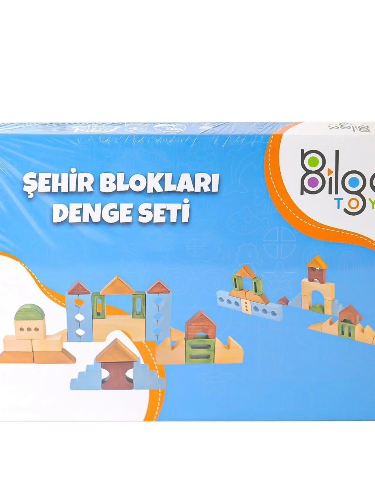 BLG-107A Ahşap Şehir Blok Seti