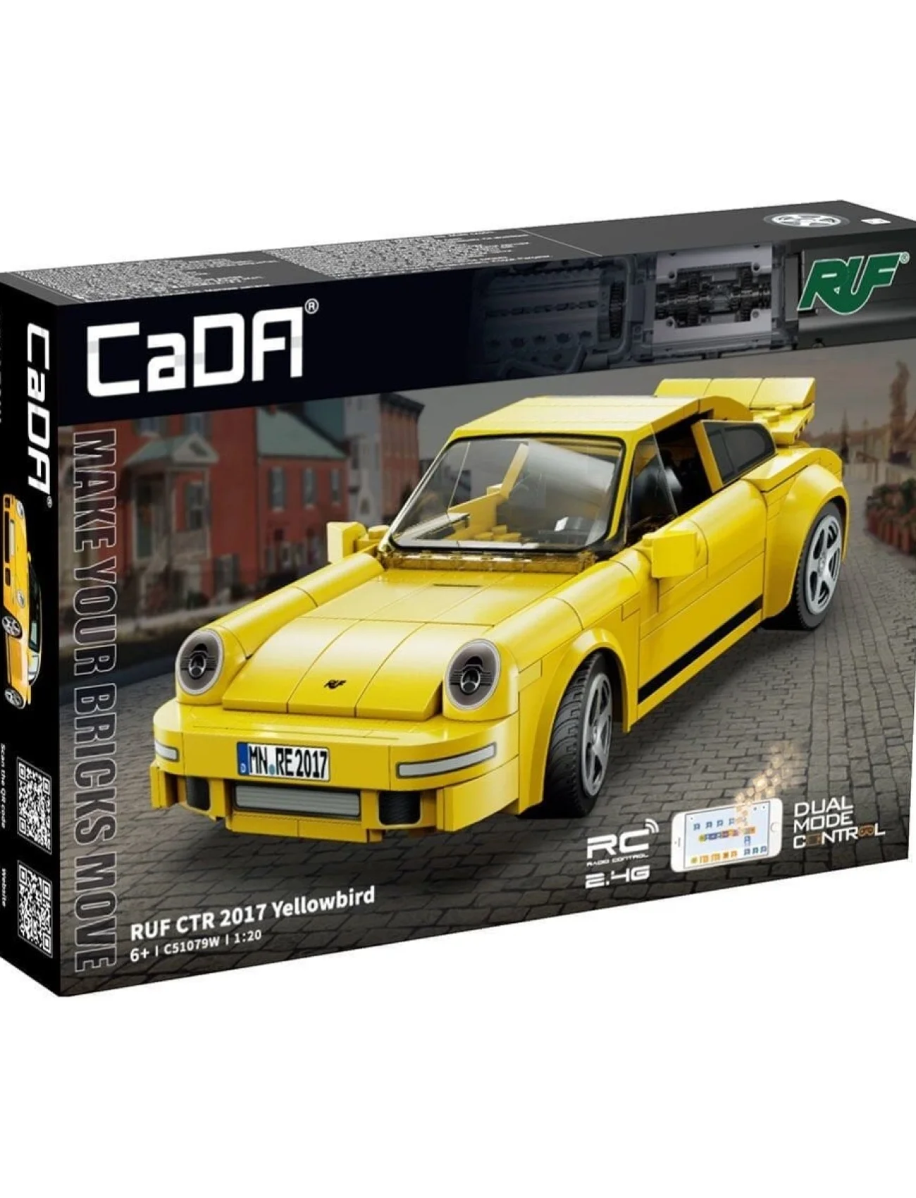 C51079W Cada RUF CTR 2017 Yellowbird Blok Seti 222 Parça -Vagon life