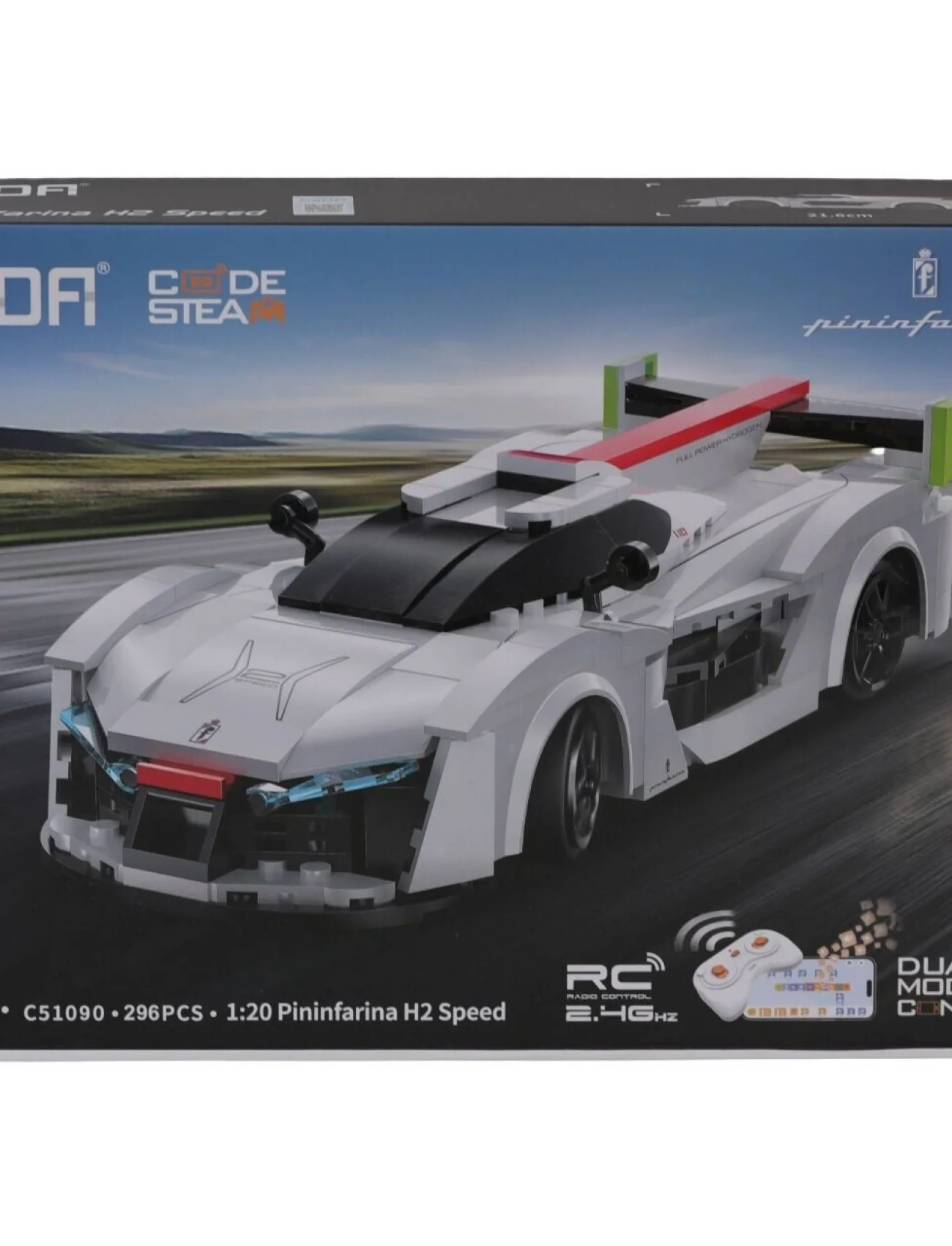 C51090W CADA PİNİNFARİNA-H2 SPEED 296 PARÇA BLOCK OYUNCAK