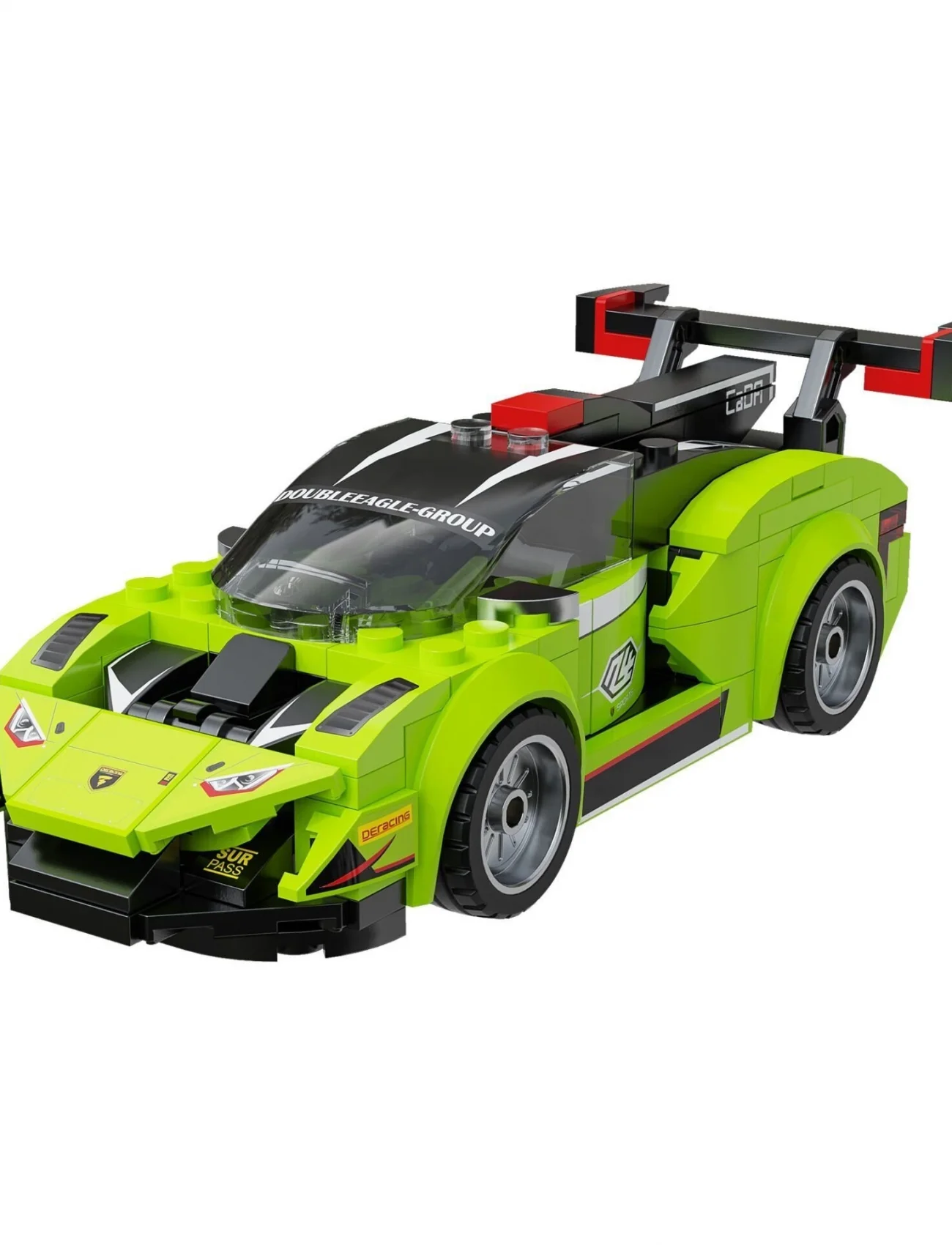 C55052W CADA YEŞİL SPOR ARABA 165 PARÇA BLOCK OYUNCAK