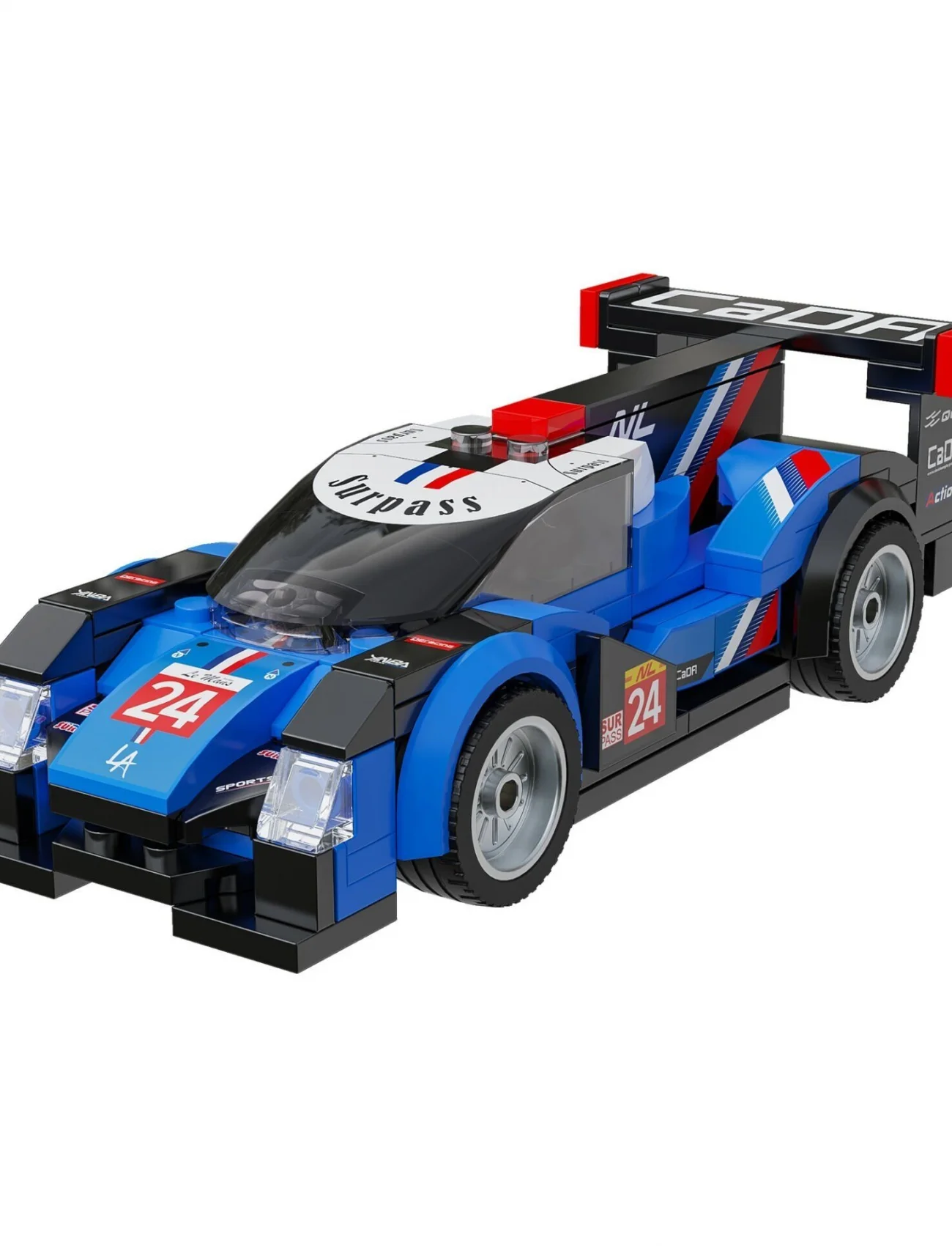 C55053W CADA SÜPERSONİK YILDIZ SPOR ARABA 164 PARÇA BLOCK OYUNCAK