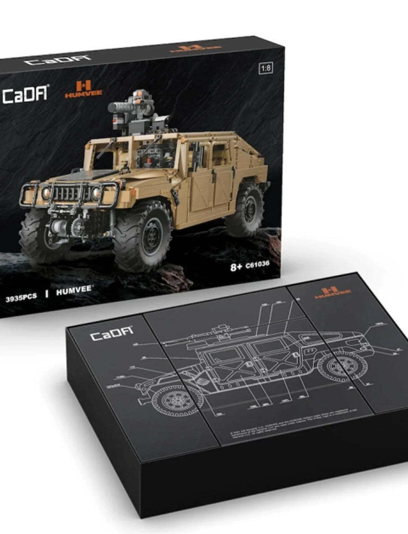 C61036W CADA Humvee Arazi Aracı Blok Set BLOCK OYUNCAK