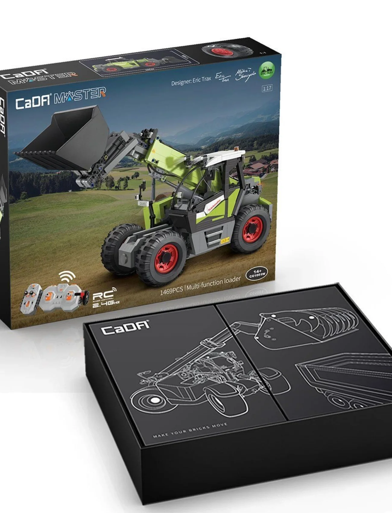 C61051W Cada Kumandalı Traktör Blok seti 1469 Parça -Vagon life