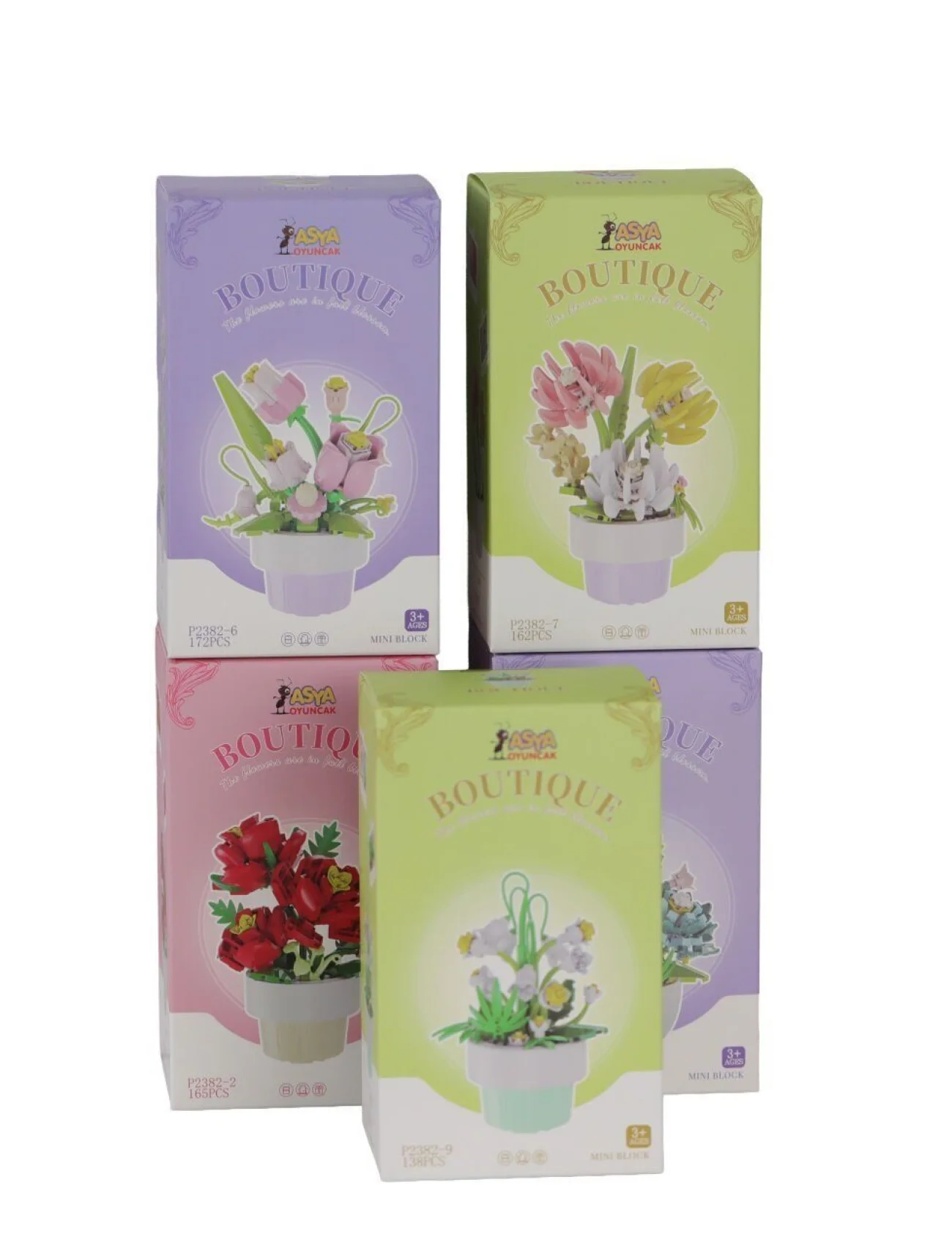 C7725-P2382 DISPLAY BOX ÇİÇEK BRICK(Belirtilen fiyat, tekli satış için adet fiyatıdır.)