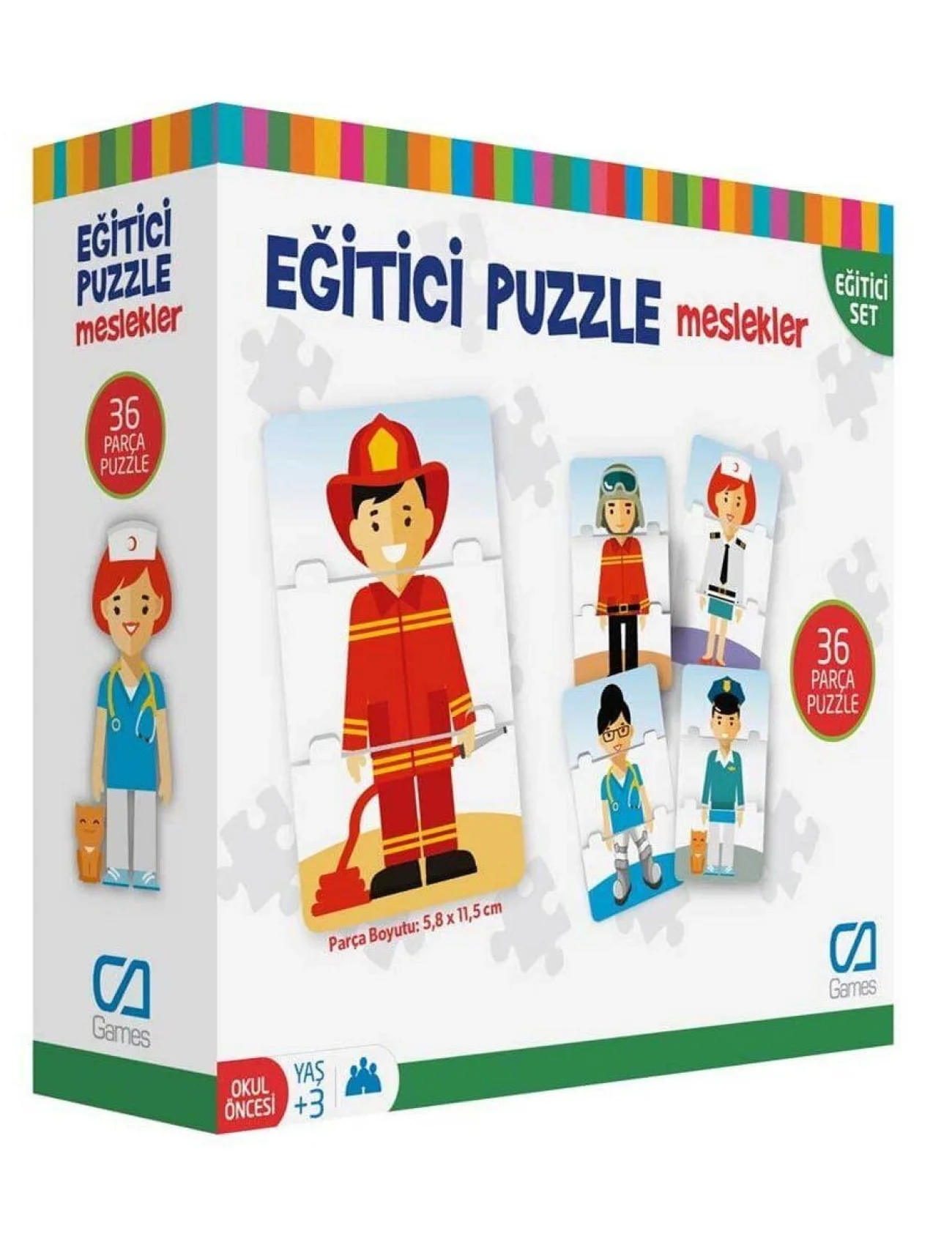 CA.5030 CA Games, Eğitici Puzzle Meslekler