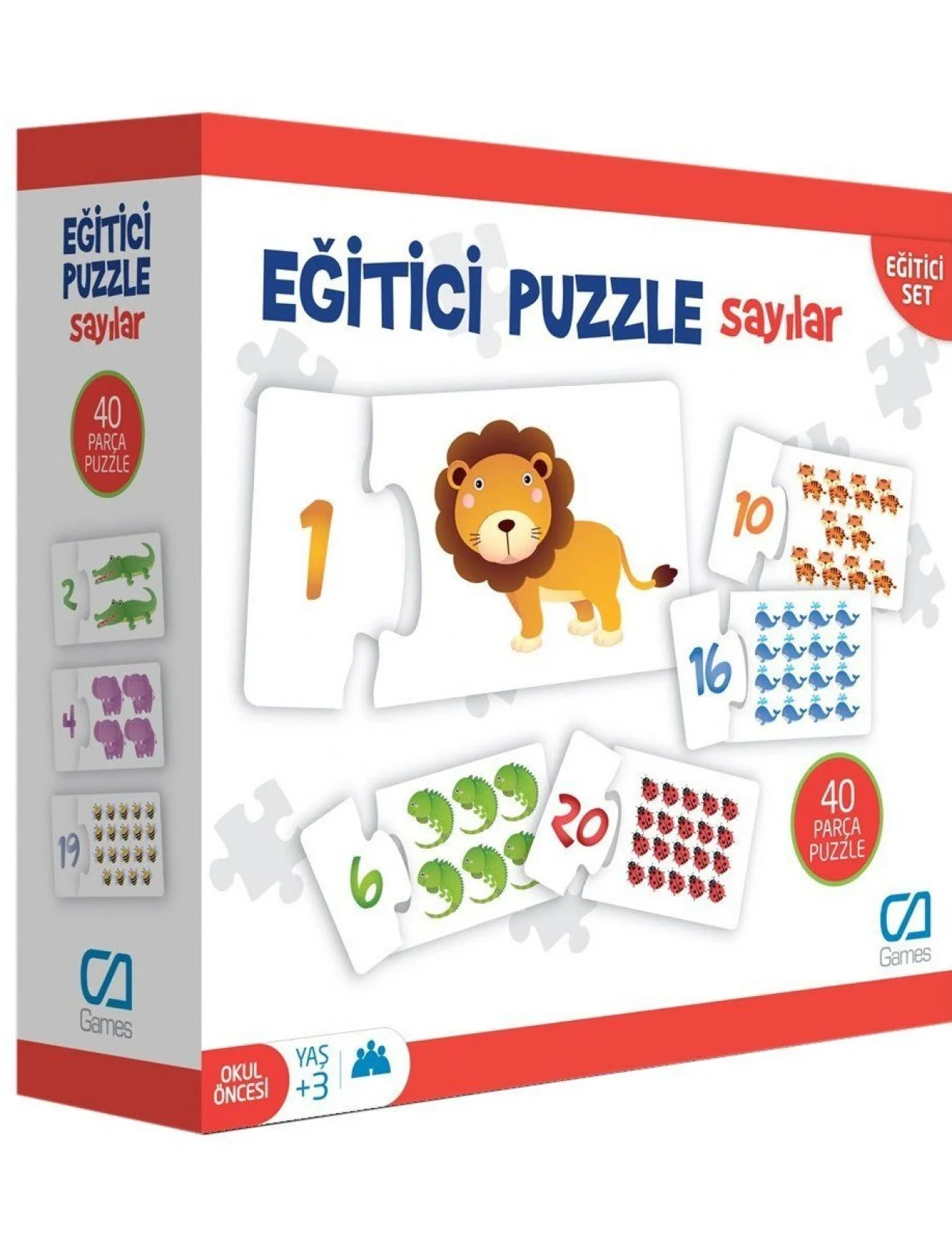 CA.5031 CA Games, Eğitici Puzzle Sayılar